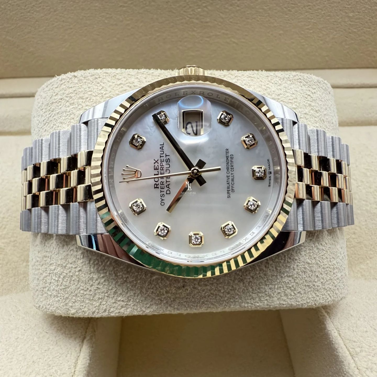 Rolex Datejust 36 126233 (2026) - 36mm Goud/Staal (4/8)