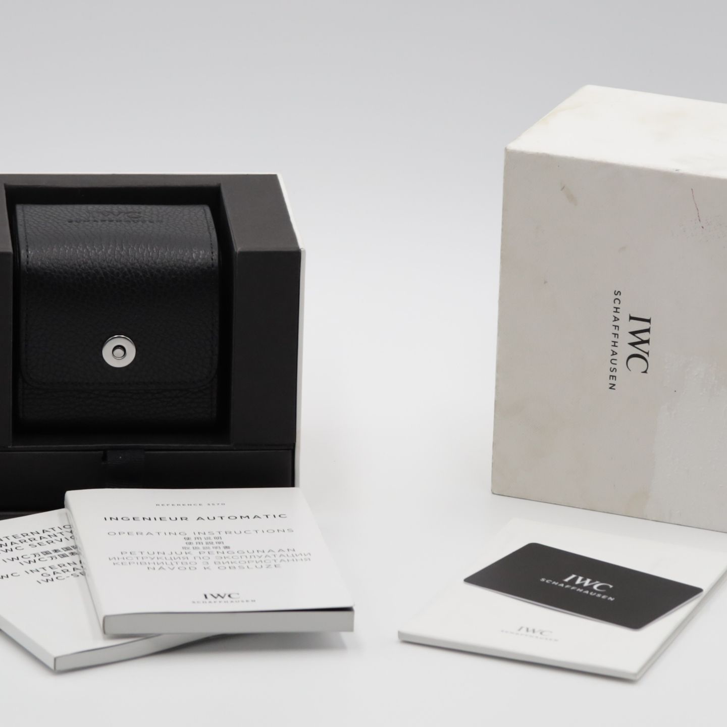 IWC Portofino Chronograph IW391404 (Unknown (random serial)) - Black dial 39 mm Steel case (8/8)