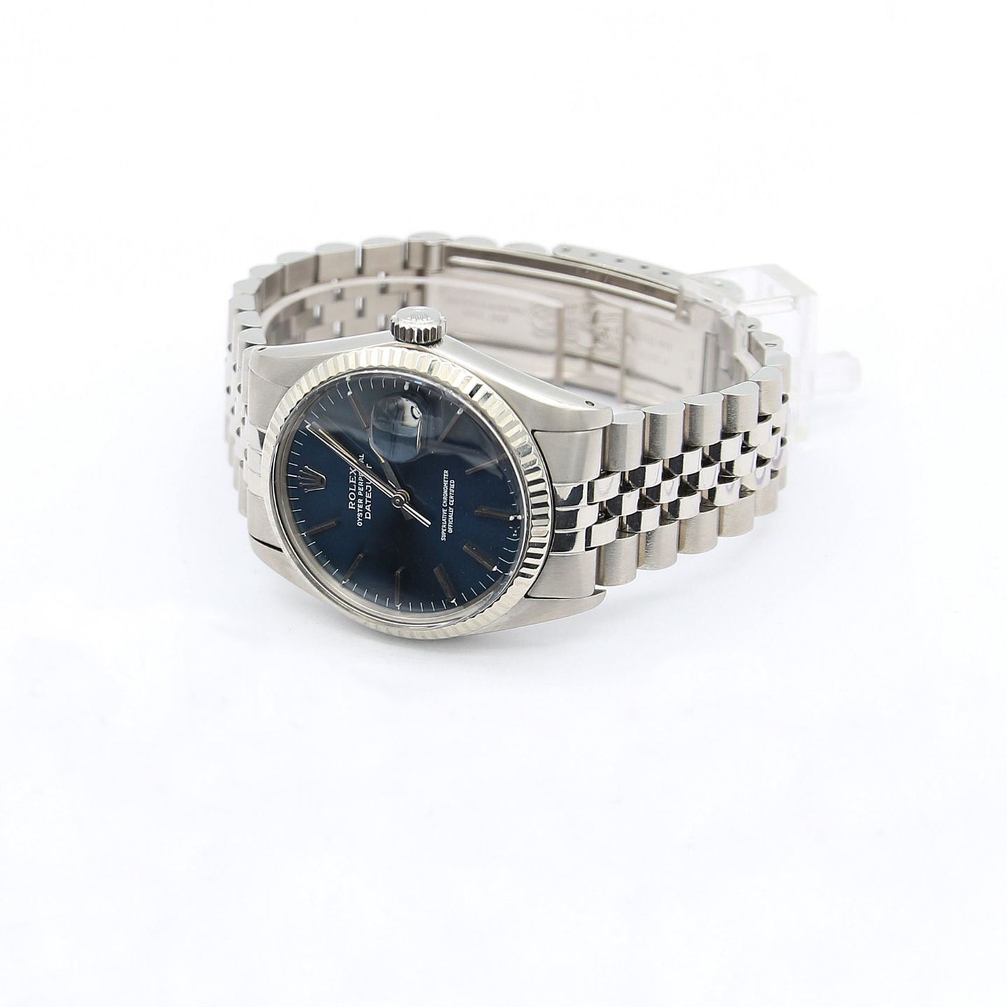 Rolex Datejust 36 16014 (Onbekend (willekeurig serienummer)) - Blauw wijzerplaat 36mm Staal (4/6)