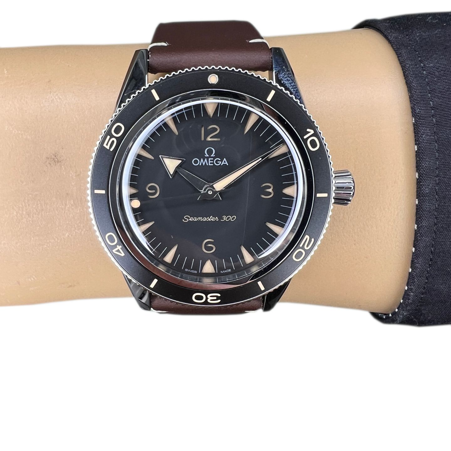 Omega Seamaster 300 234.32.41.21.01.001 (2024) - Zwart wijzerplaat 41mm Staal (1/8)