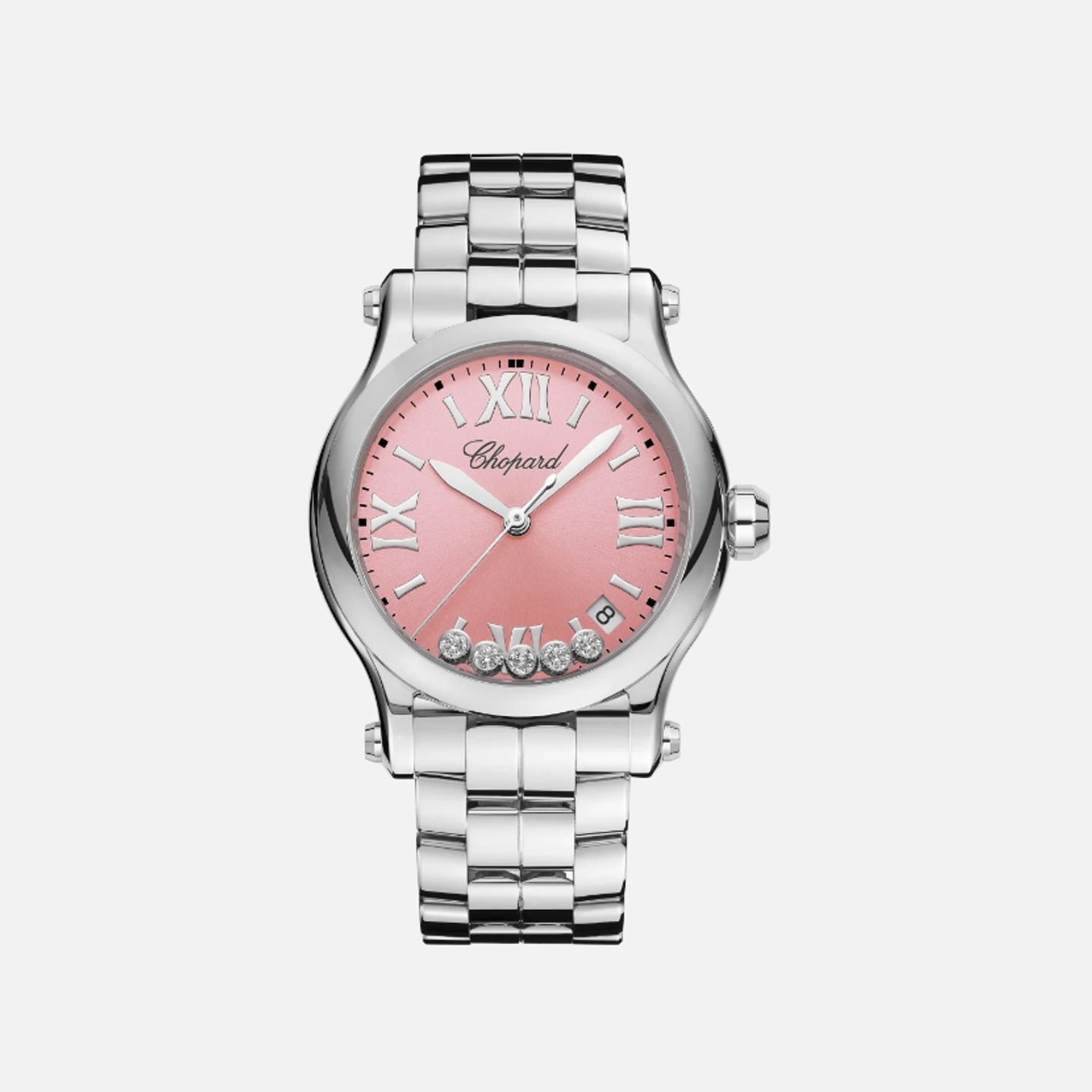 Chopard Happy Sport 278582-3009 (2023) - Pink dial 36 mm Steel case (1/1)