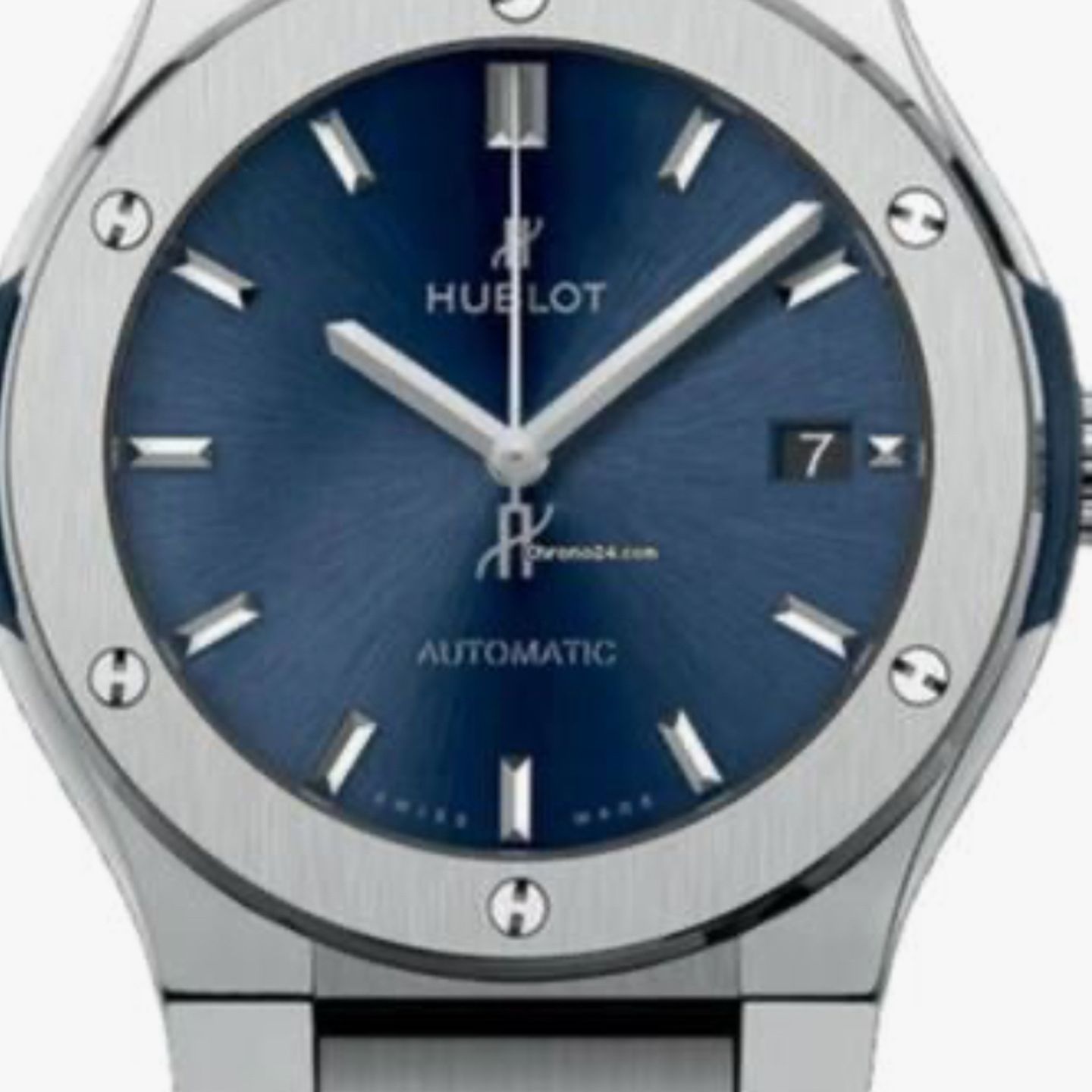 Hublot Classic Fusion Blue 548.NX.7170.NX (2024) - Blauw wijzerplaat 42mm Titanium (1/1)