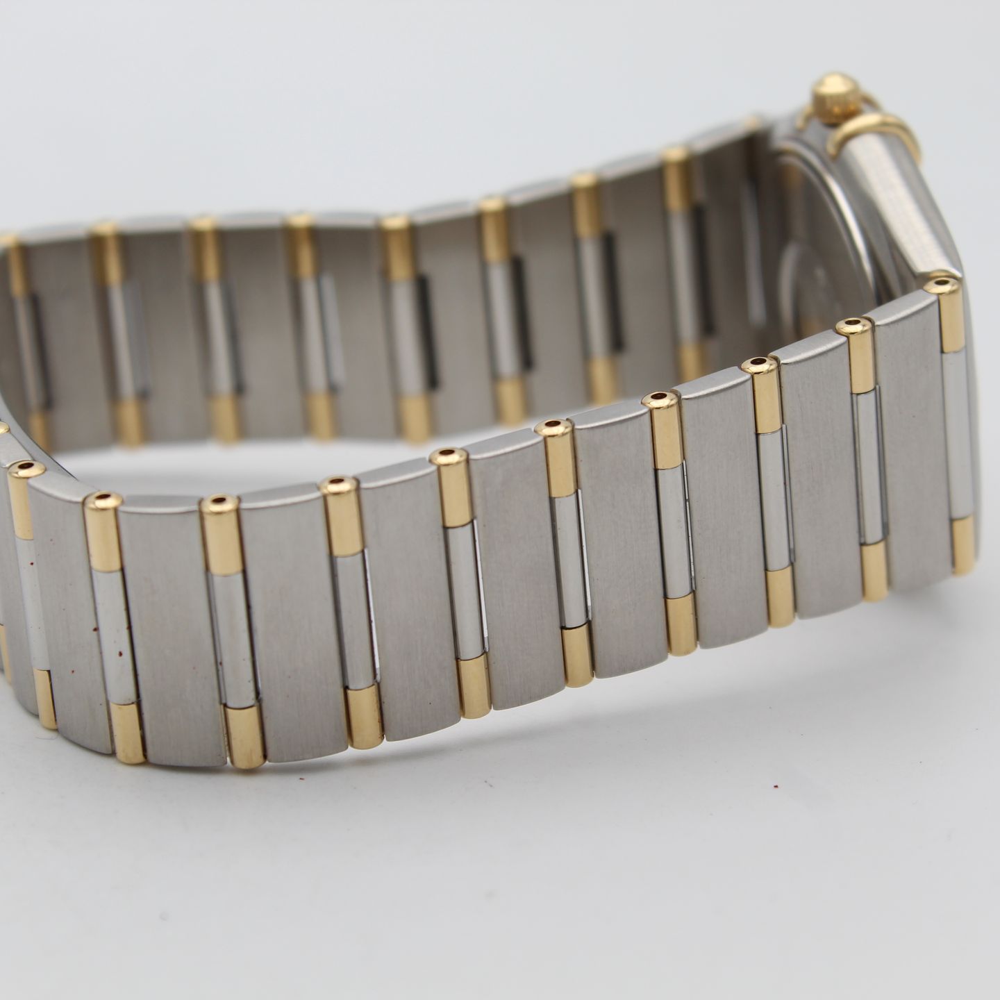 Omega Constellation Quartz 1312.3 (1995) - White dial 33 mm Gold/Steel case (7/8)