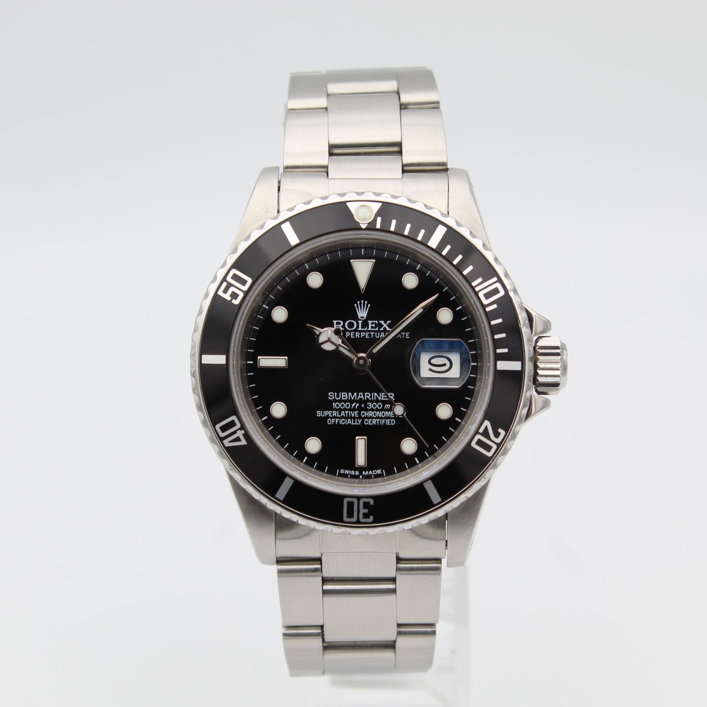 Rolex Submariner Date 16800 (1983) - Zwart wijzerplaat 40mm Staal (1/8)