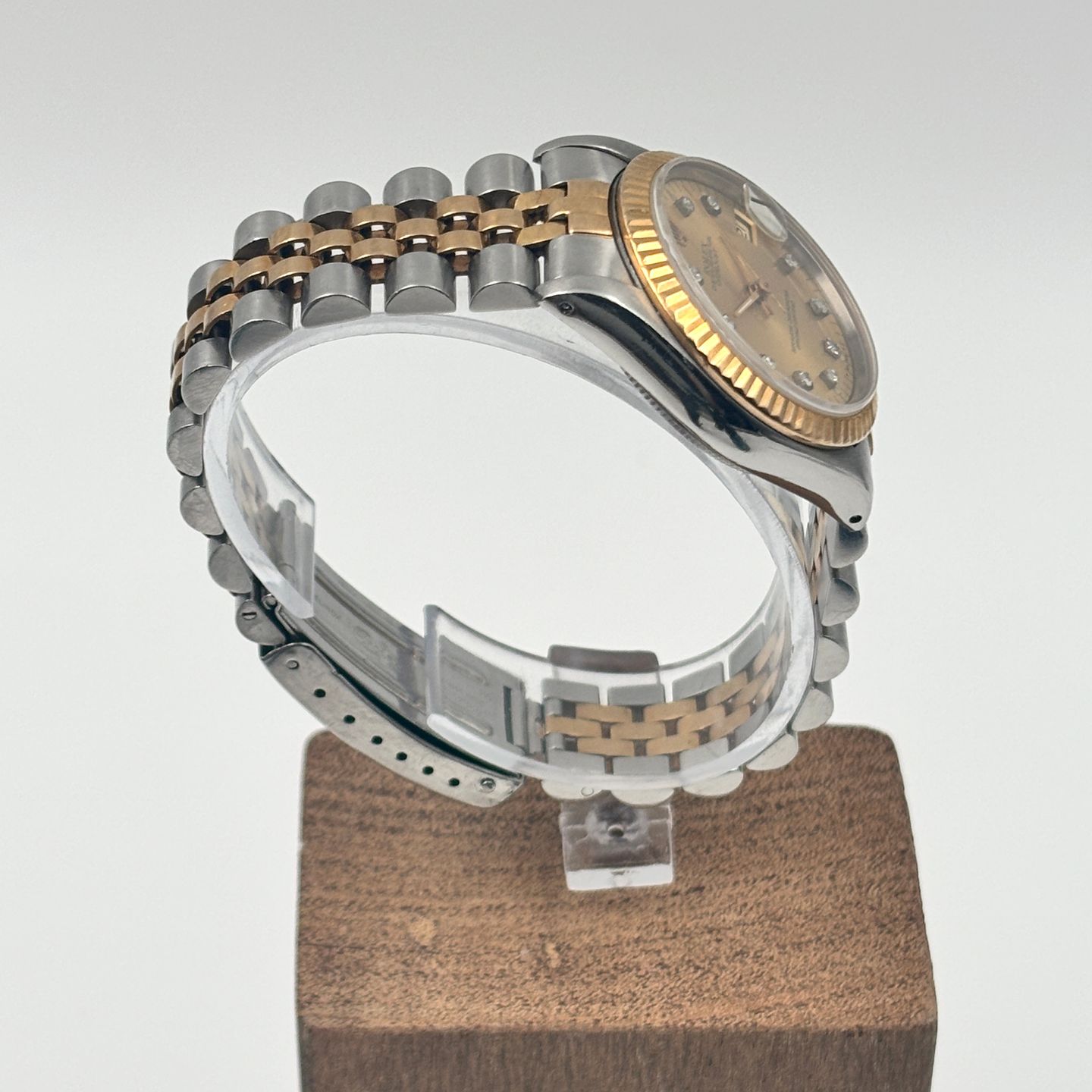 Rolex Datejust 31 68273 (1985) - Champagne dial 31 mm Gold/Steel case (6/8)