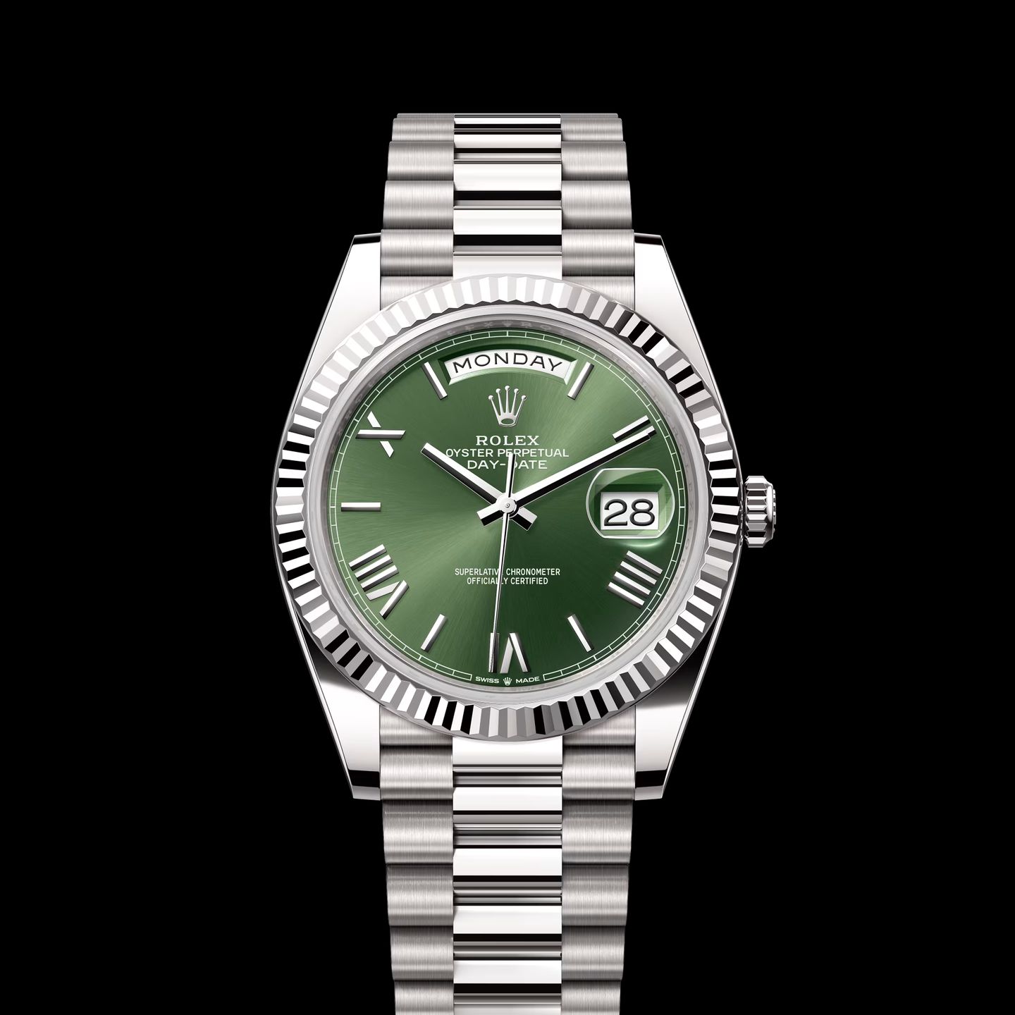 Rolex Day-Date 40 228239 (2023) - Green dial 40 mm White Gold case (1/1)