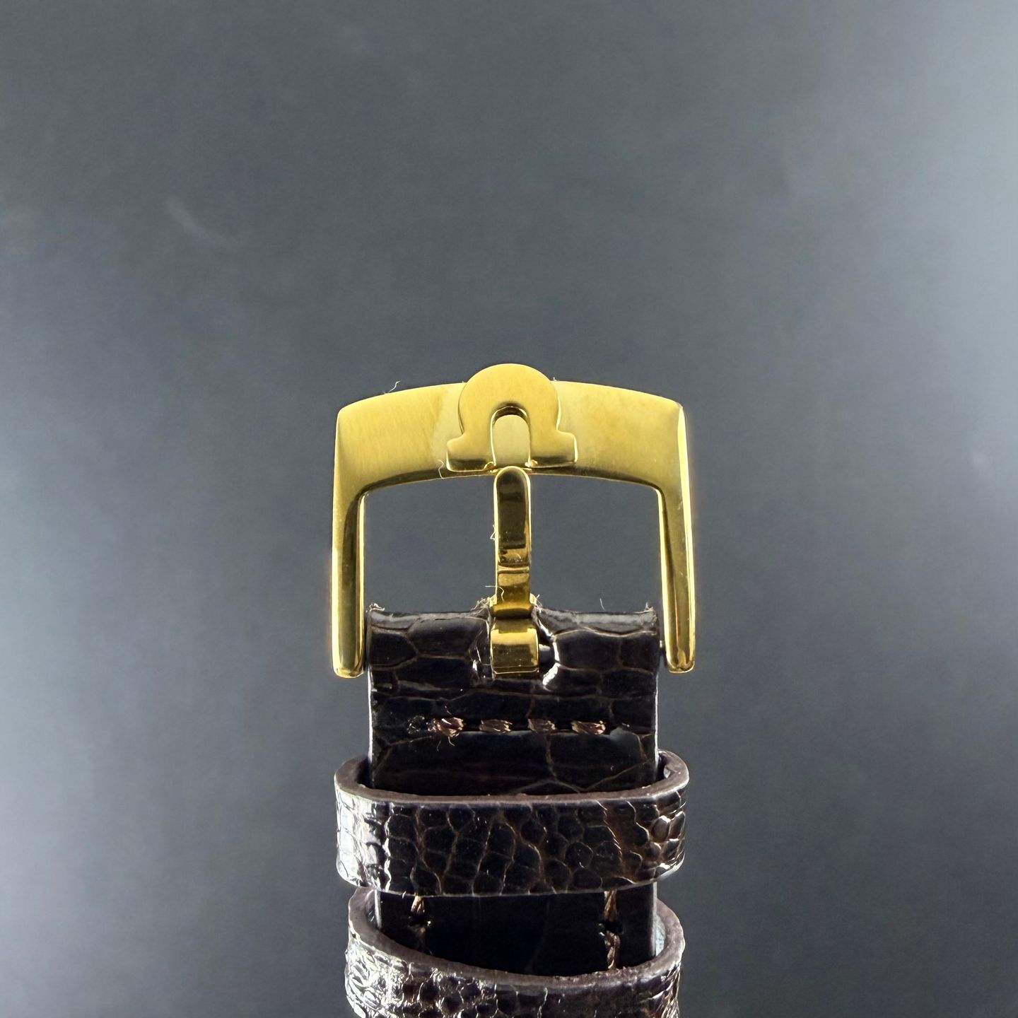 Omega Genève 136.0104 (1977) - Gold dial 35 mm Gold/Steel case (7/8)