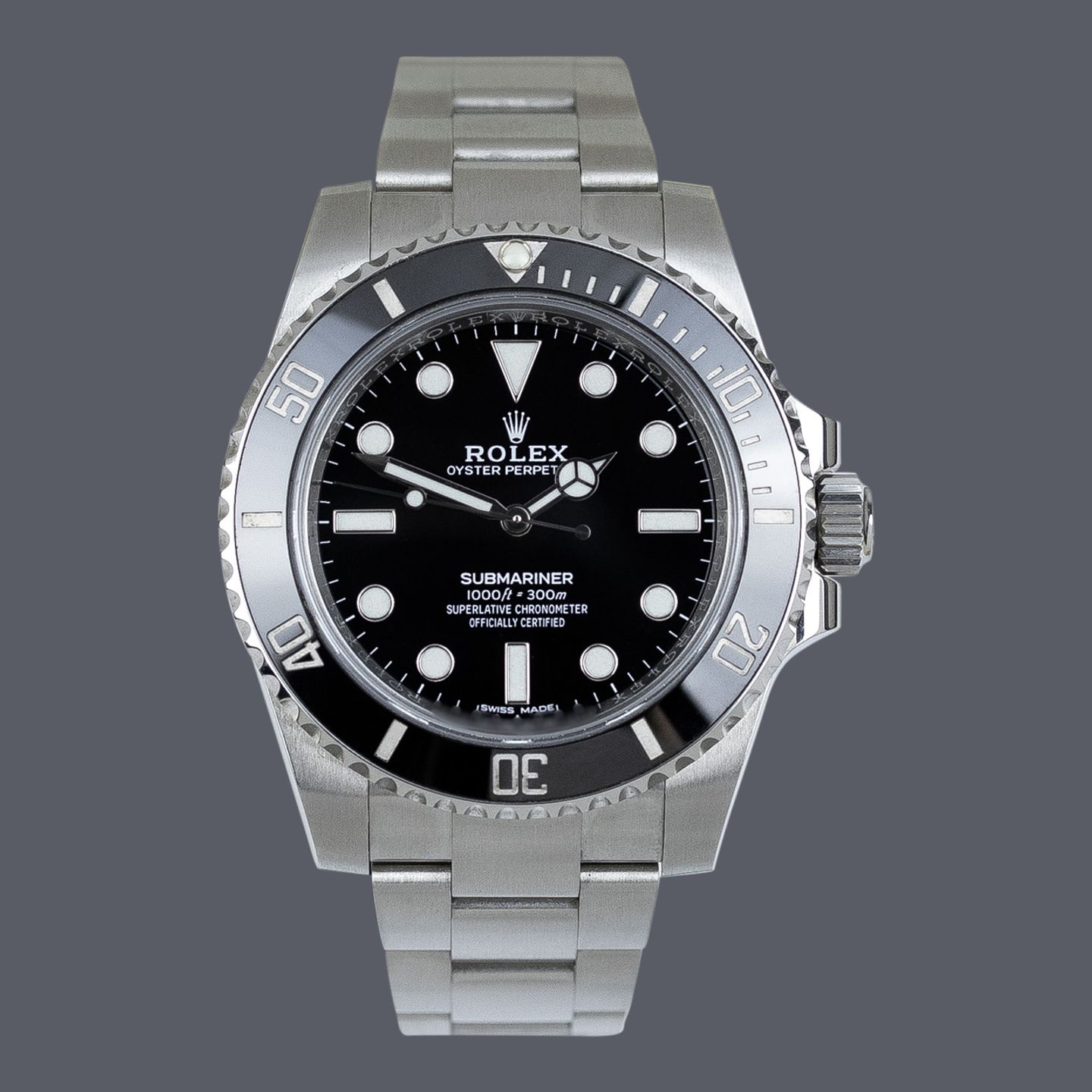 Rolex Submariner No Date 114060 (2019) - Black dial 40 mm Steel case (1/1)