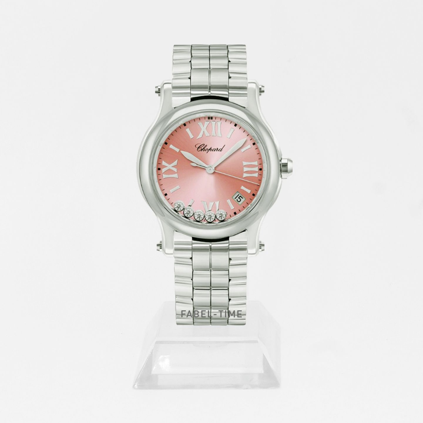 Chopard Happy Sport 278582-3009 (2024) - Roze wijzerplaat 36mm Staal (1/1)