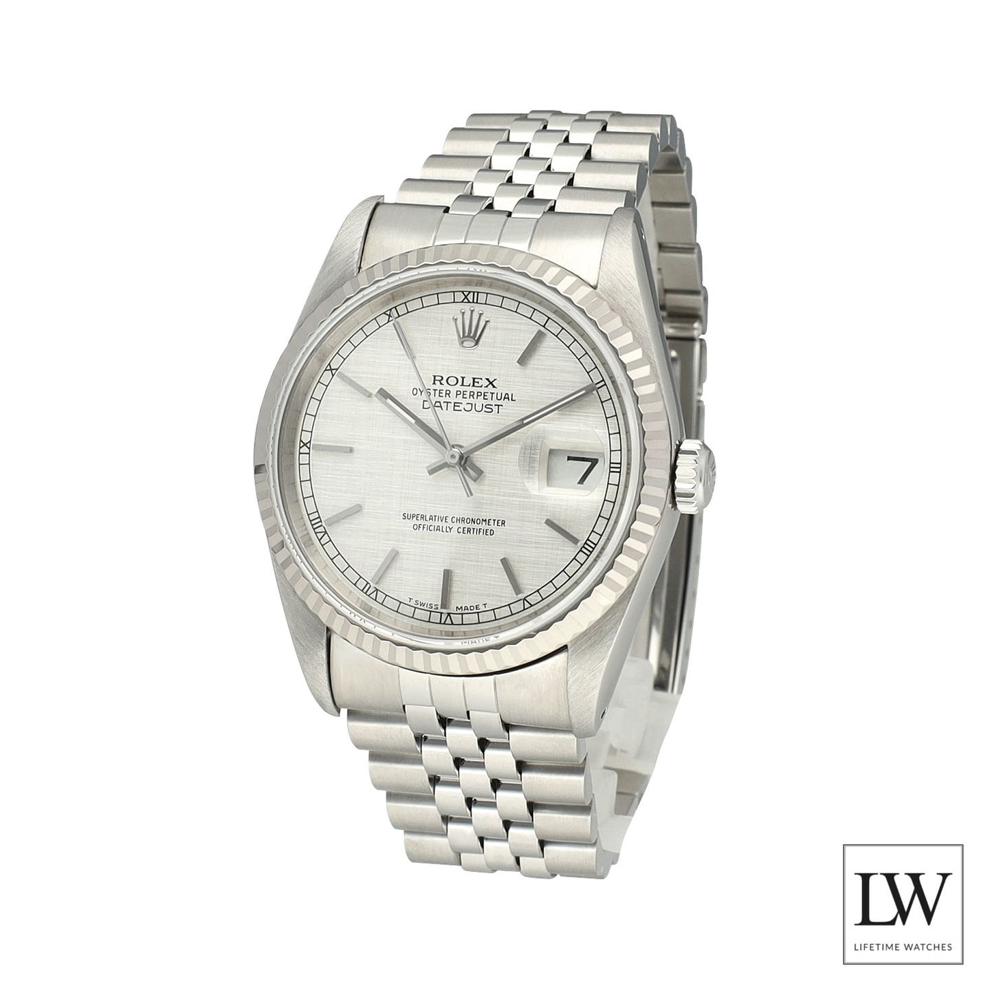 Rolex Datejust 36 16234 (1991) - Silver dial 36 mm Steel case (4/8)