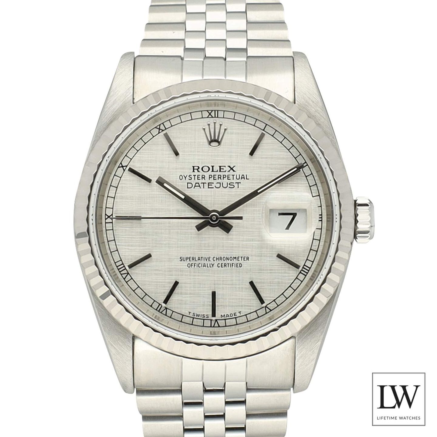 Rolex Datejust 36 16234 (1991) - Silver dial 36 mm Steel case (2/8)