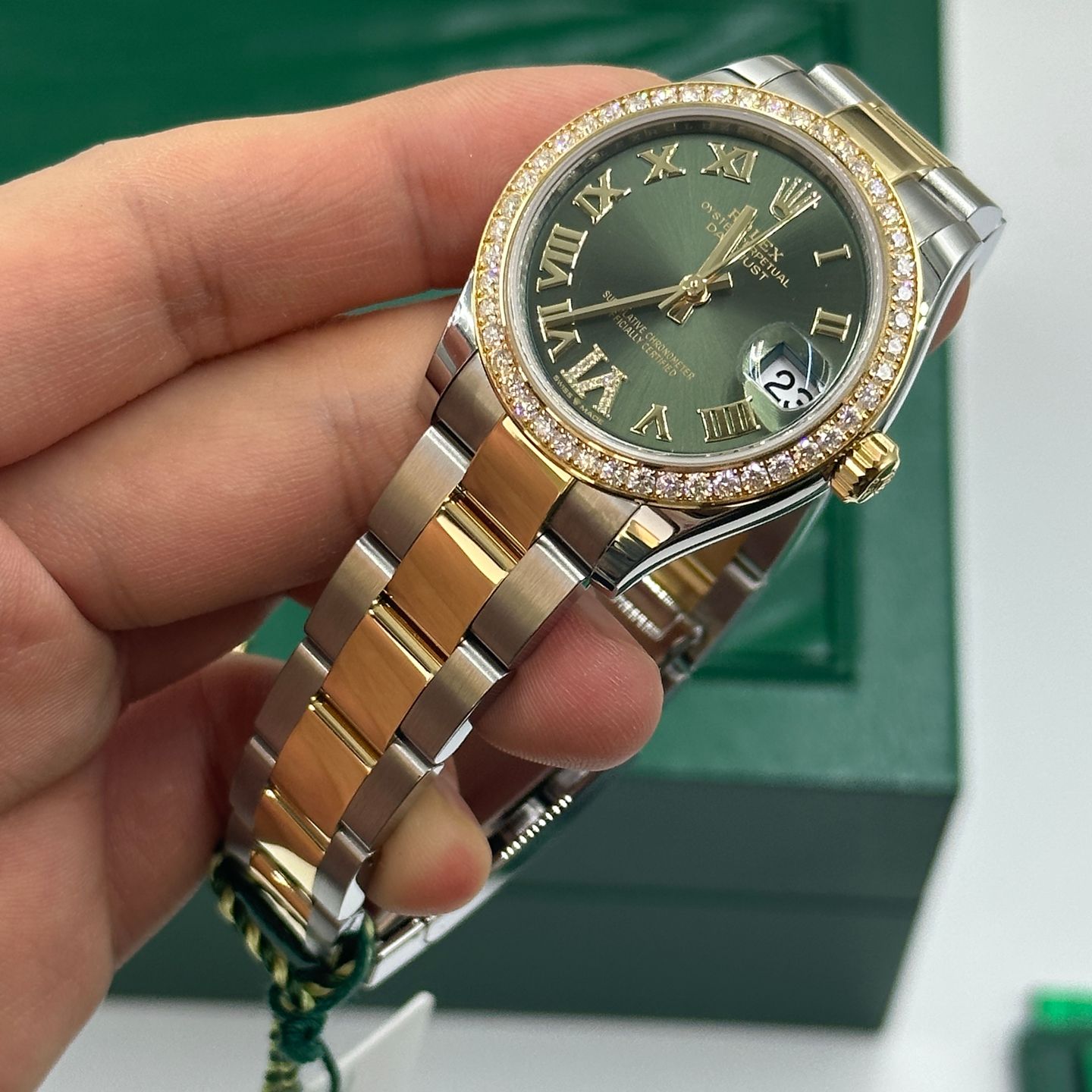 Rolex Datejust 31 278383RBR (2025) - Onbekend wijzerplaat 31mm Goud/Staal (8/8)