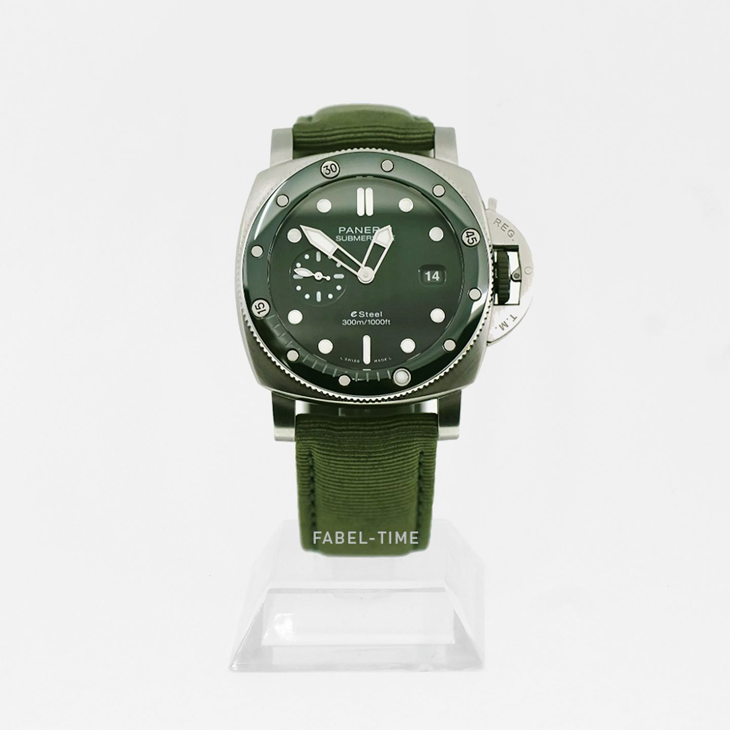 Panerai Luminor Submersible PAM01287 (2024) - Groen wijzerplaat 44mm Staal (1/1)