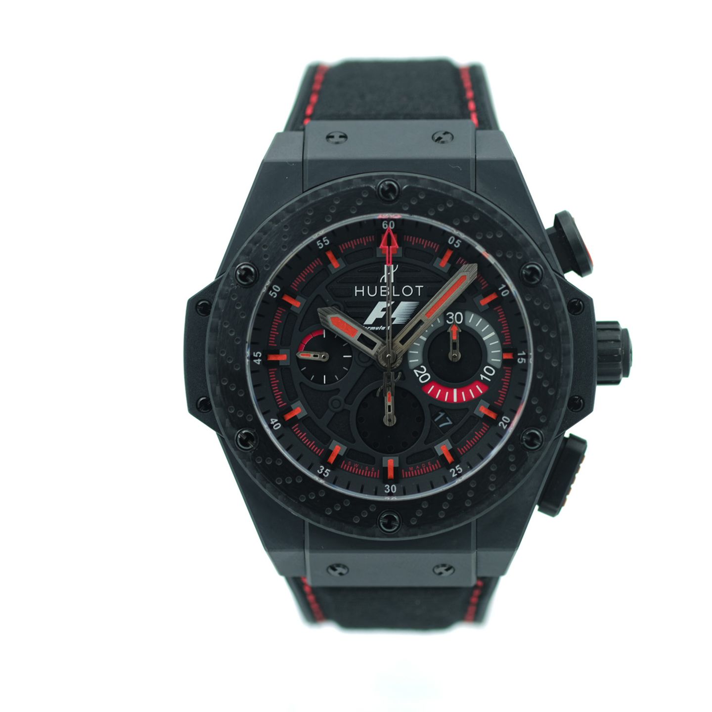 Hublot King Power 703.CI.1123.NR.FMO10 (2011) - Zwart wijzerplaat 48mm Keramiek (5/8)