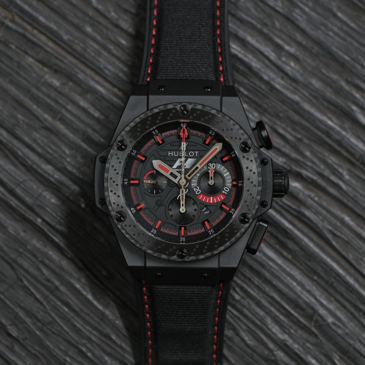 Hublot King Power 703.CI.1123.NR.FMO10 (2011) - Zwart wijzerplaat 48mm Keramiek (2/8)