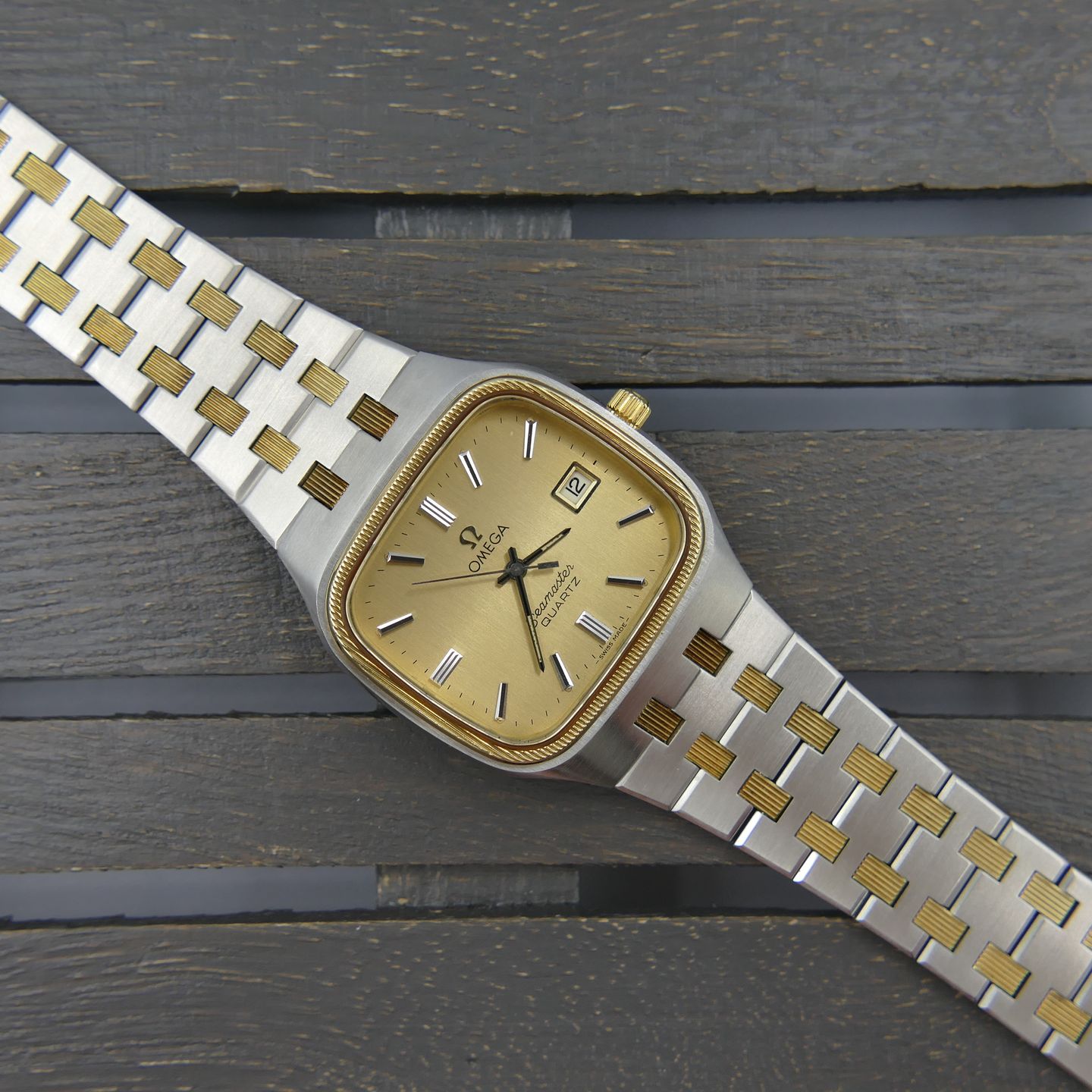 Omega Vintage 70s vintage Seamaster quartz cal. 1342 ref. 196.0135 / 396.0874 royal oak - (2/8)