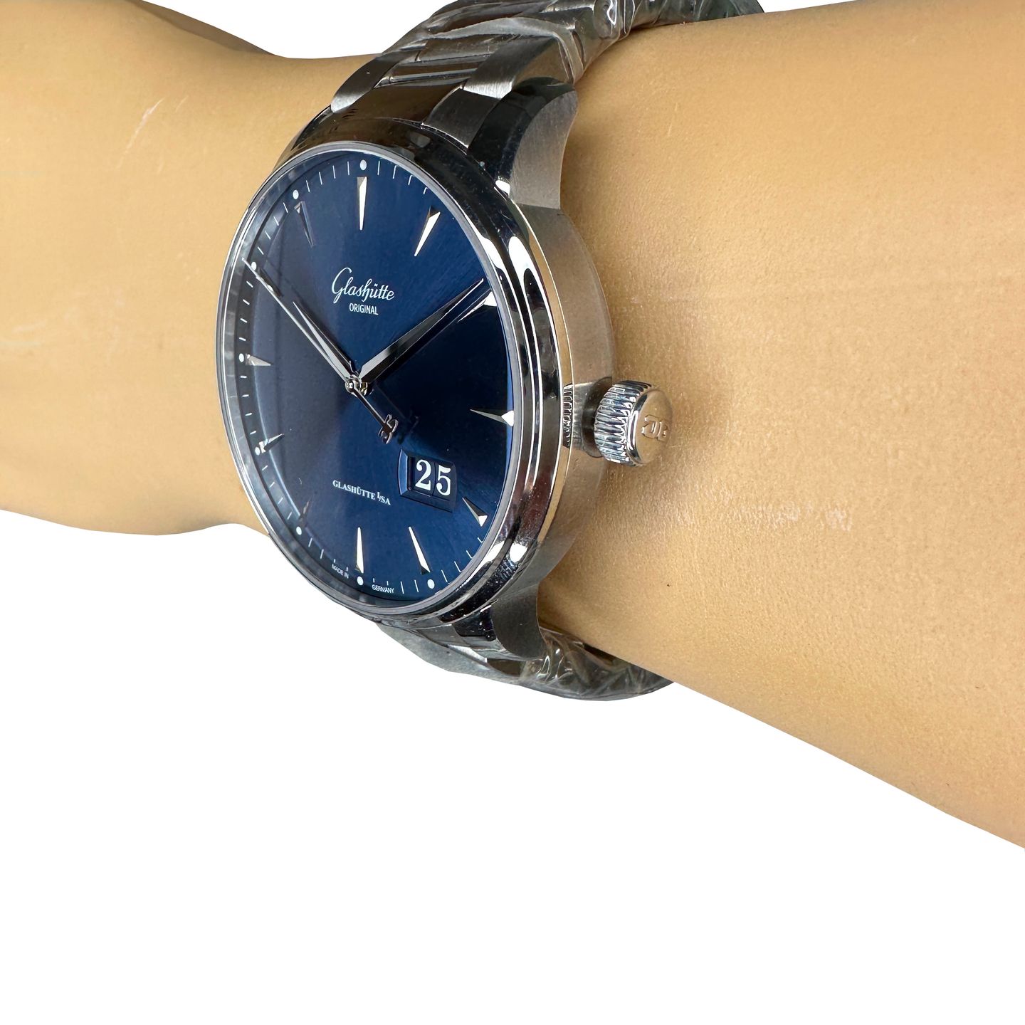 Glashütte Original Senator Excellence 1-36-03-04-02-71 (2024) - Blue dial 42 mm Steel case (5/8)