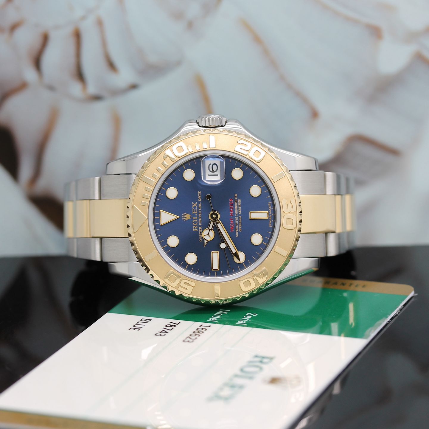 Rolex Yacht-Master 168623 (2016) - Blue dial 35 mm Gold/Steel case (5/8)