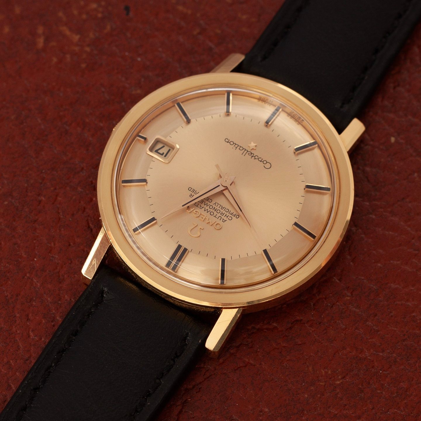 Omega Constellation 168.004/14 (1962) - Gold dial 35 mm Yellow Gold case (4/8)