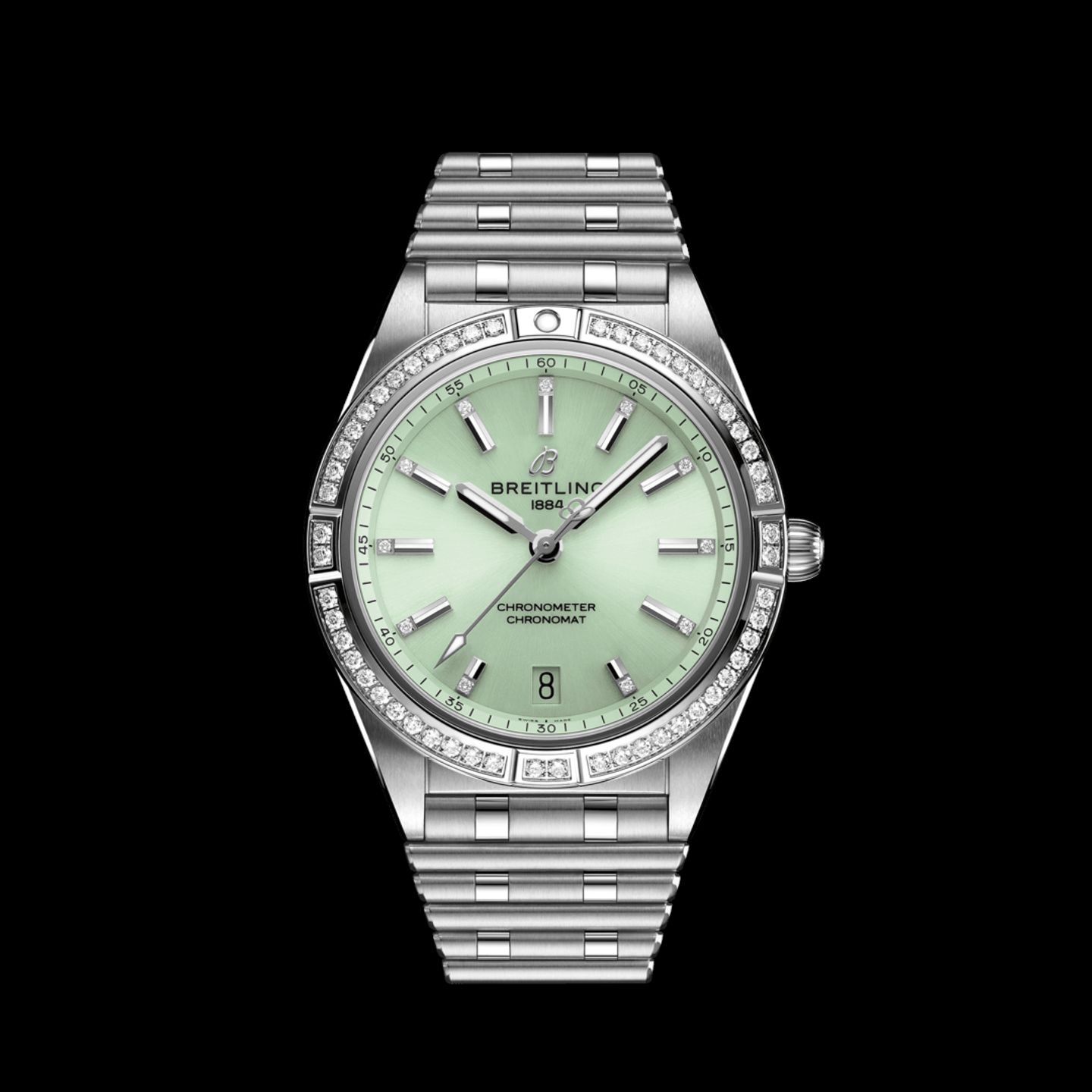 Breitling Chronomat A10380591L1A1 (2022) - Groen wijzerplaat 36mm Staal (1/1)