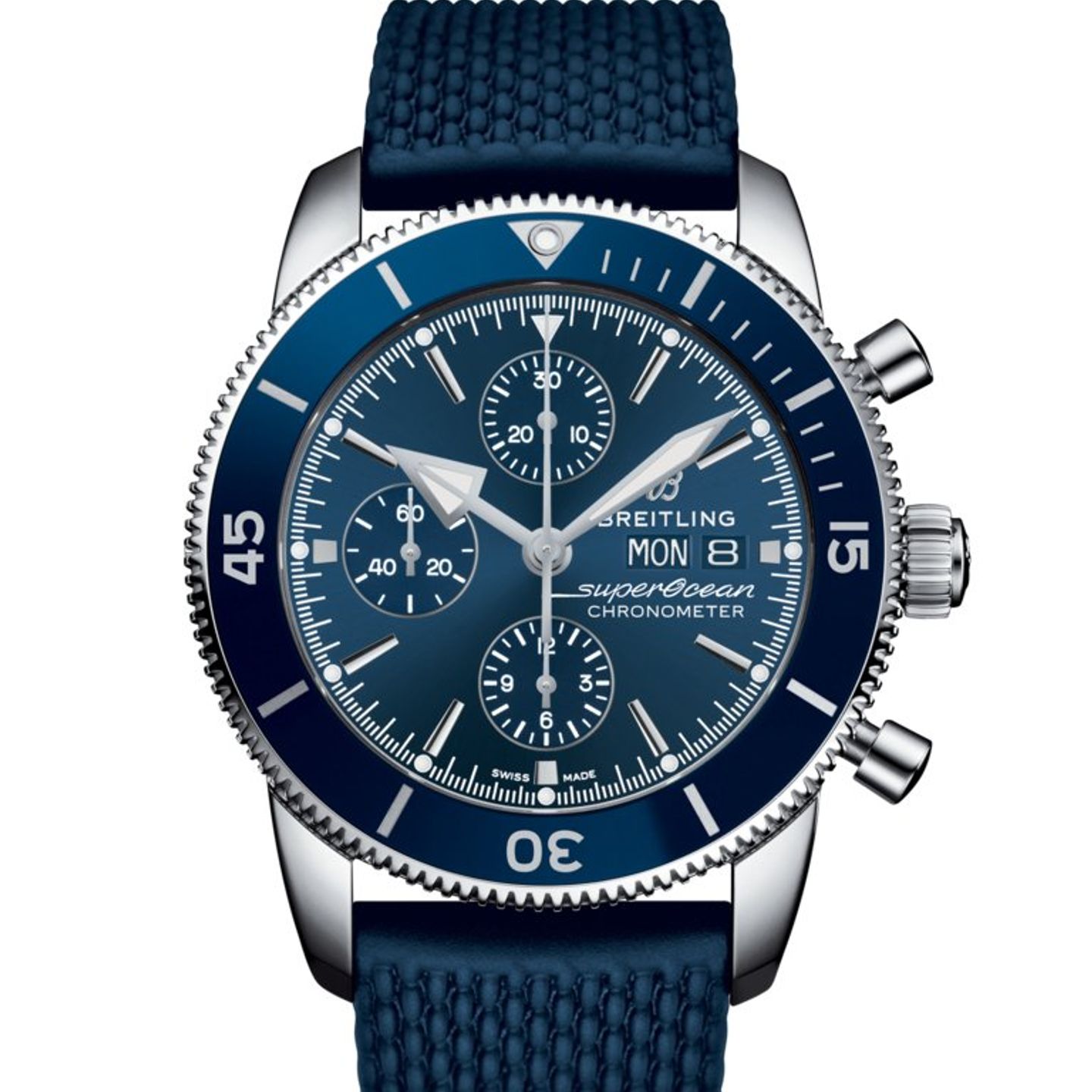 Breitling Superocean Heritage II Chronographe A13313161C1S1 (2022) - Blue dial 44 mm Steel case (1/1)