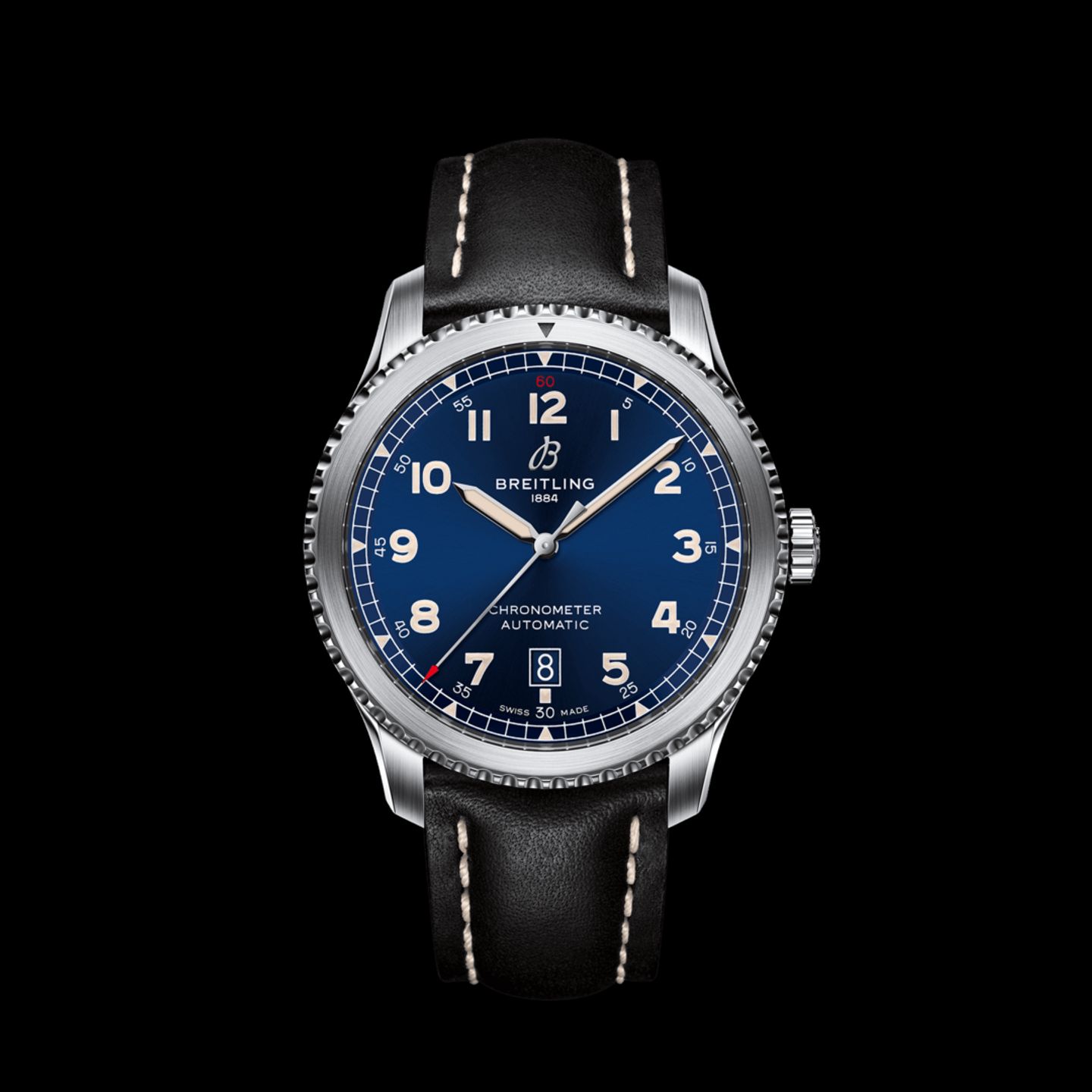 Breitling Aviator 8 A17315101C1X2 (2022) - Blue dial 41 mm Steel case (1/1)