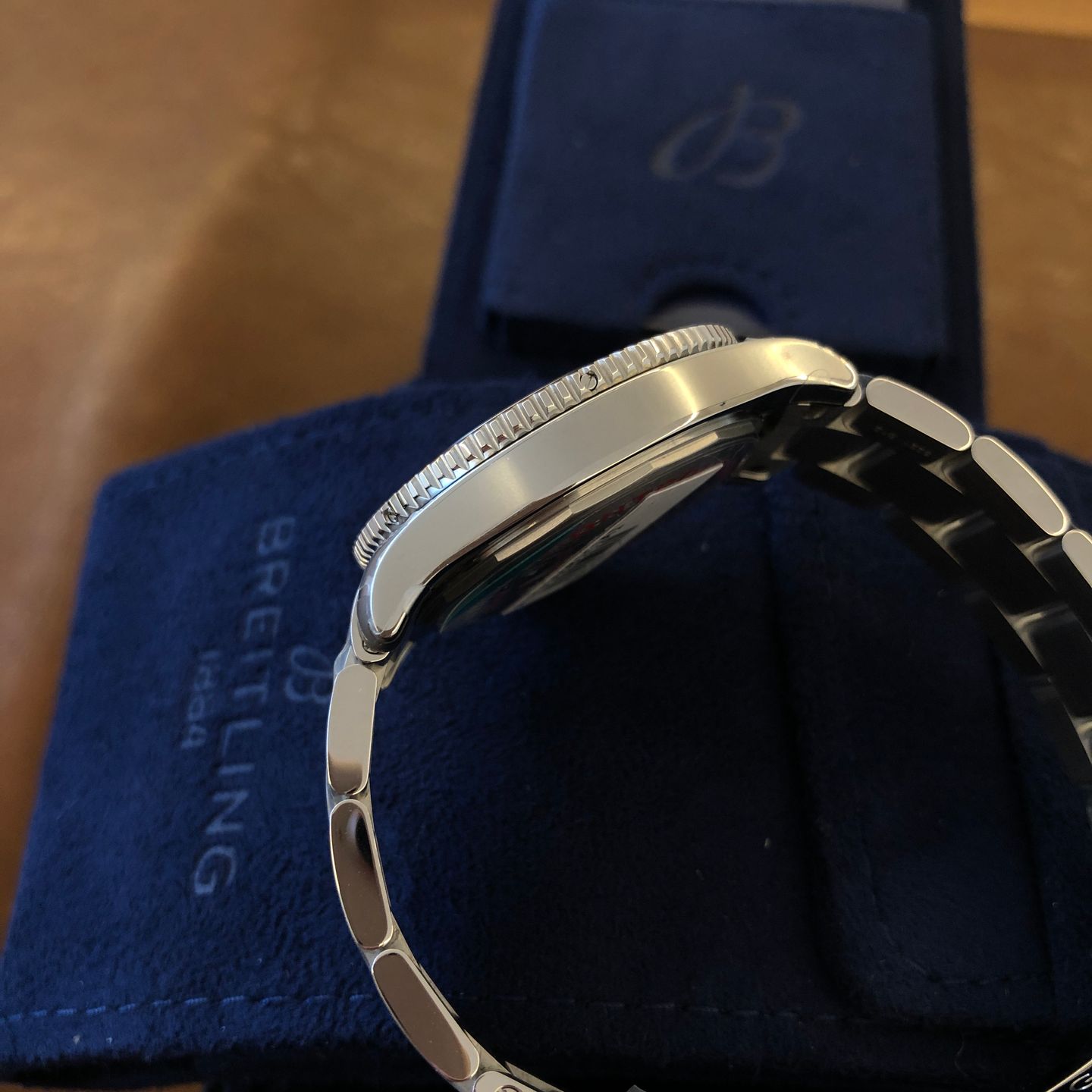 Breitling Superocean II 36 A17316D81C1A1 (2022) - Blue dial 36 mm Steel case (6/8)