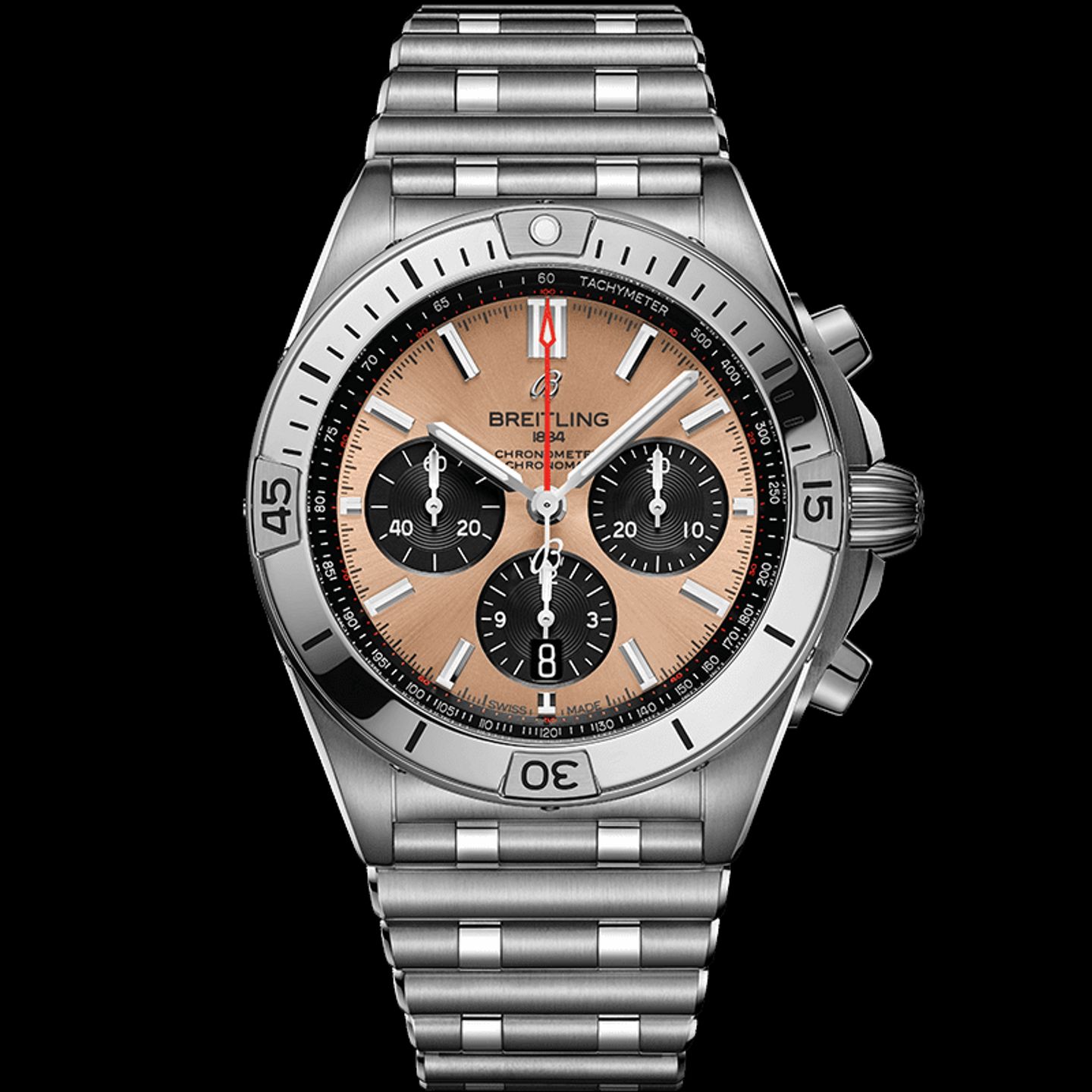 Breitling Chronomat AB0134101K1A1 (2022) - Bruin wijzerplaat 42mm Staal (1/8)