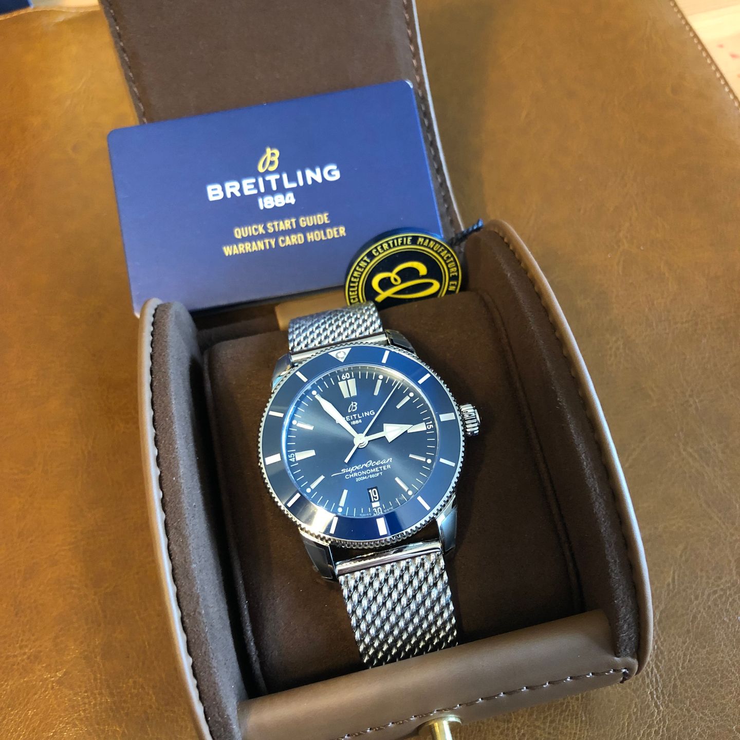 Breitling Superocean Heritage AB2030161C1A1 (2022) - Blue dial 44 mm Steel case (6/7)