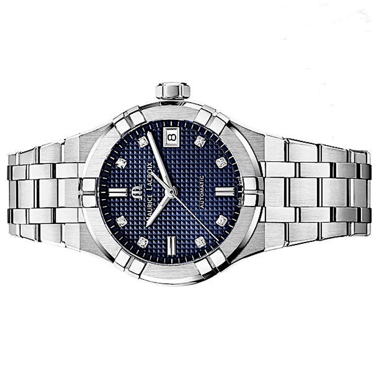 Maurice Lacroix Aikon AI6006-SS002-460-1 (2022) - Blue dial 35 mm Steel case (1/1)