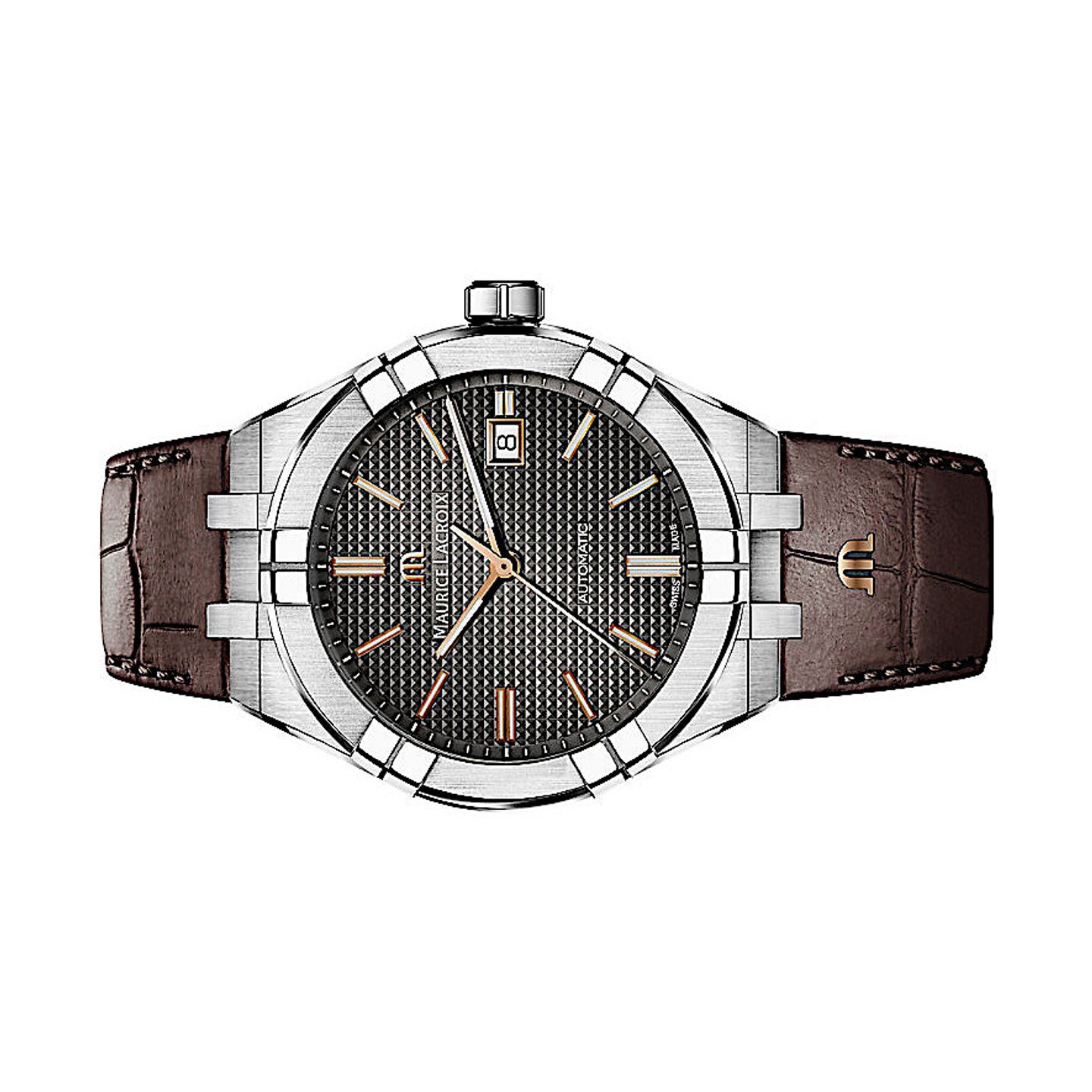 Maurice Lacroix Aikon AI6008-SS001-331-1 (2022) - Grey dial 42 mm Steel case (1/1)
