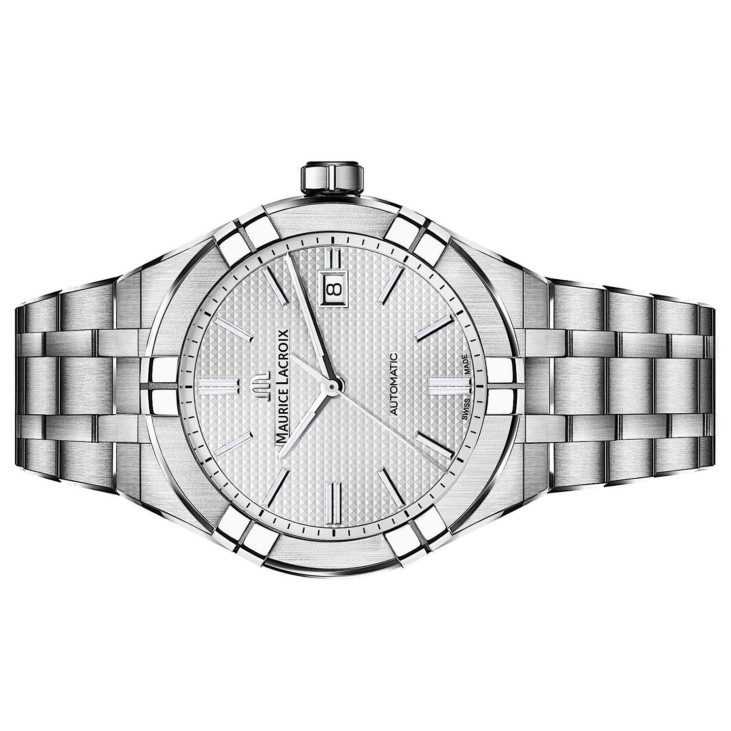 Maurice Lacroix Aikon AI6008-SS002-130-1 (2022) - Zilver wijzerplaat 42mm Staal (1/1)