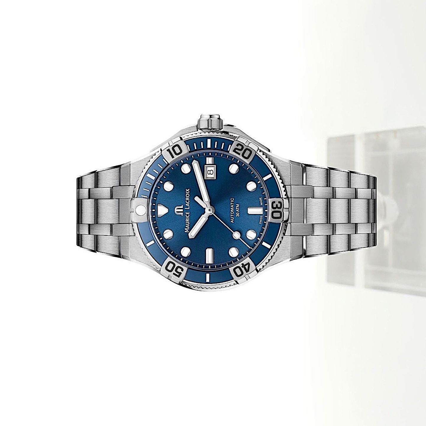 Maurice Lacroix Aikon AI6058-SS002-430-2 (2022) - Blue dial 43 mm Steel case (1/1)