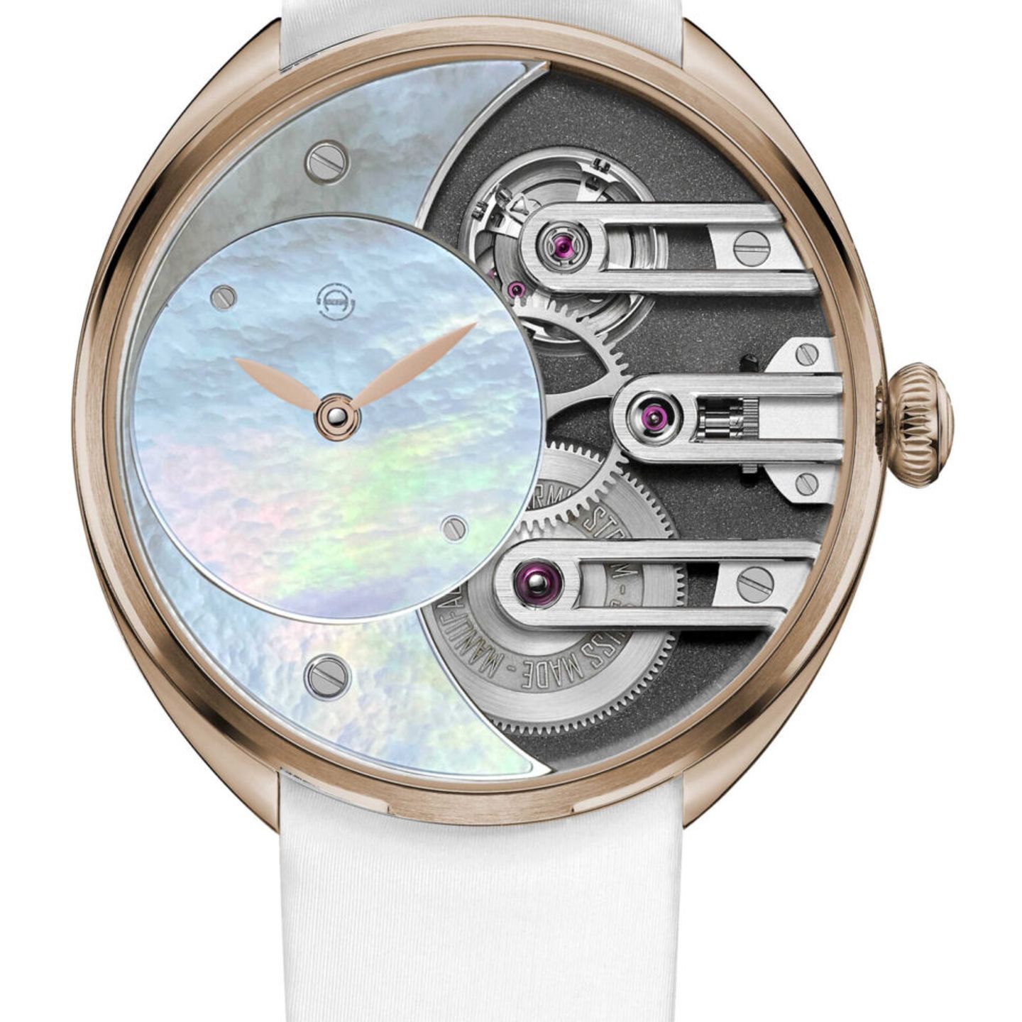 Armin Strom Lady Beat Unknown (2023) - Pearl dial 38 mm Rose Gold case (1/1)