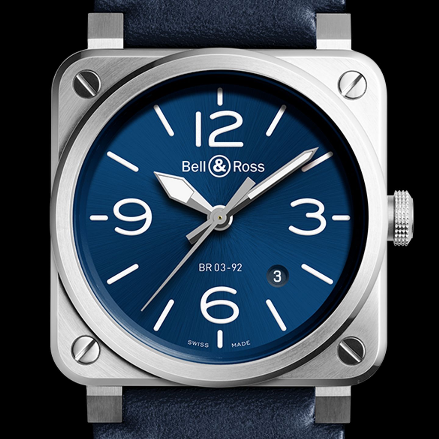 Bell & Ross BR 03-92 Steel BR0392-BLU-ST/SCA (2022) - Blue dial 42 mm Steel case (1/1)