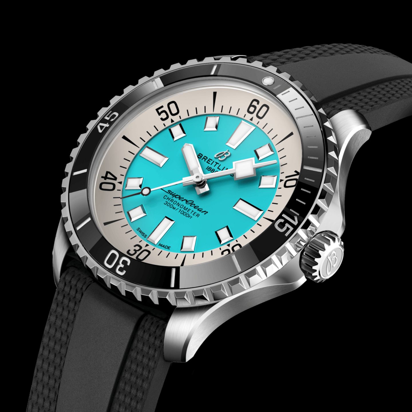 Breitling Superocean 44 A17376211L2S1 (2022) - Turquoise dial 44 mm Steel case (1/5)