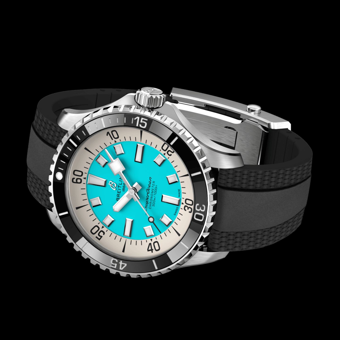Breitling Superocean 44 A17376211L2S1 (2022) - Turquoise dial 44 mm Steel case (2/5)