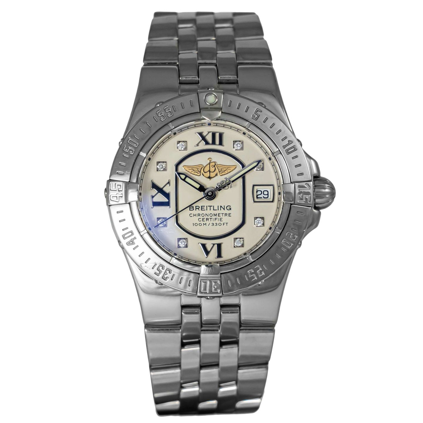 Breitling Starliner A71340 (2009) - White dial 30 mm Steel case (1/10)