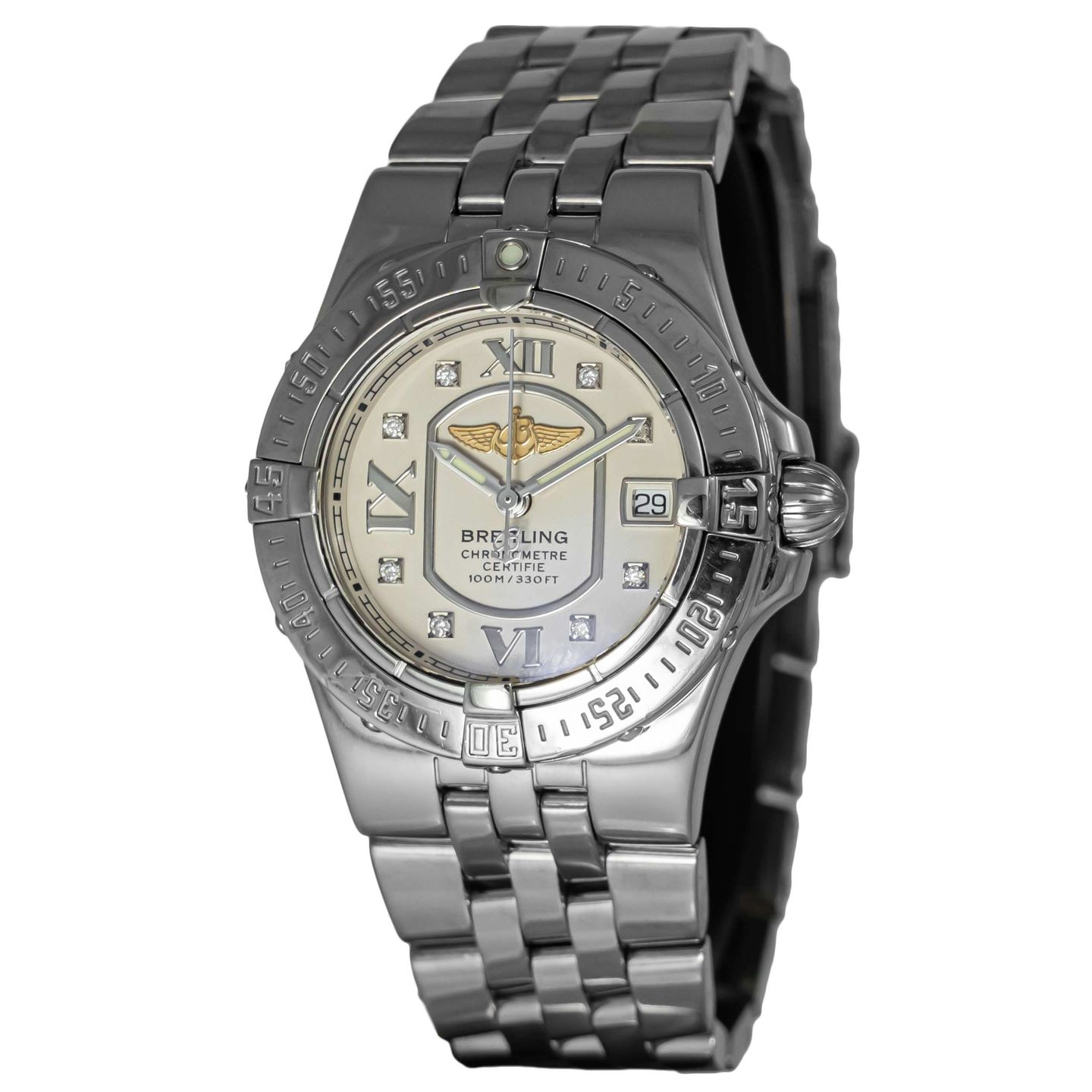 Breitling Starliner A71340 (2009) - White dial 30 mm Steel case (3/10)
