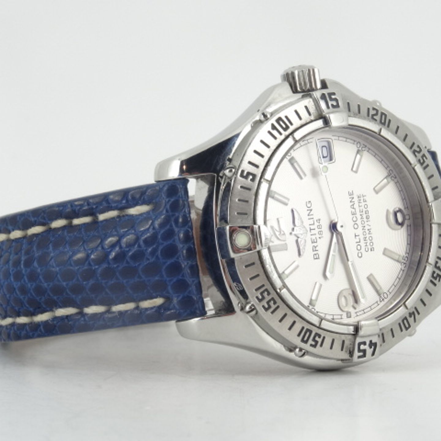 Breitling Colt Oceane A77350 (Unknown (random serial)) - Silver dial 39 mm Steel case (2/6)