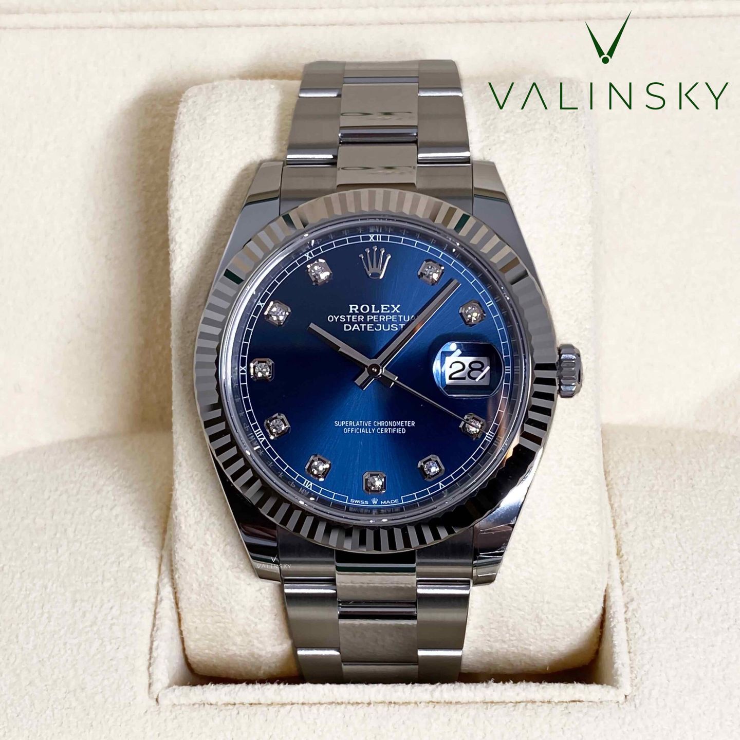 Rolex Datejust 41 126334 (2020) - Blue dial 41 mm Steel case (2/5)