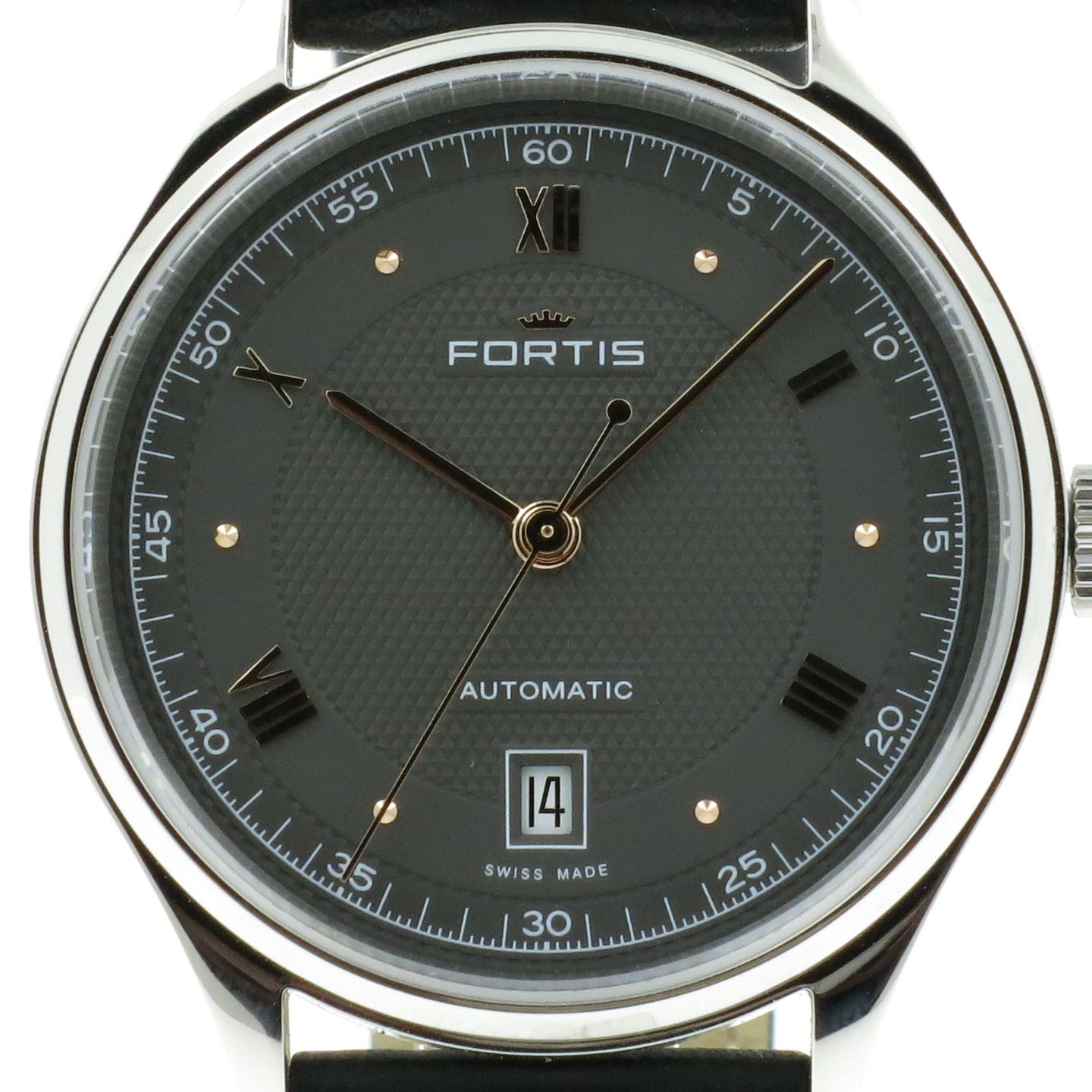 Fortis Terrestis 902.20.21L (Unknown (random serial)) - Grey dial 40 mm Steel case (1/4)