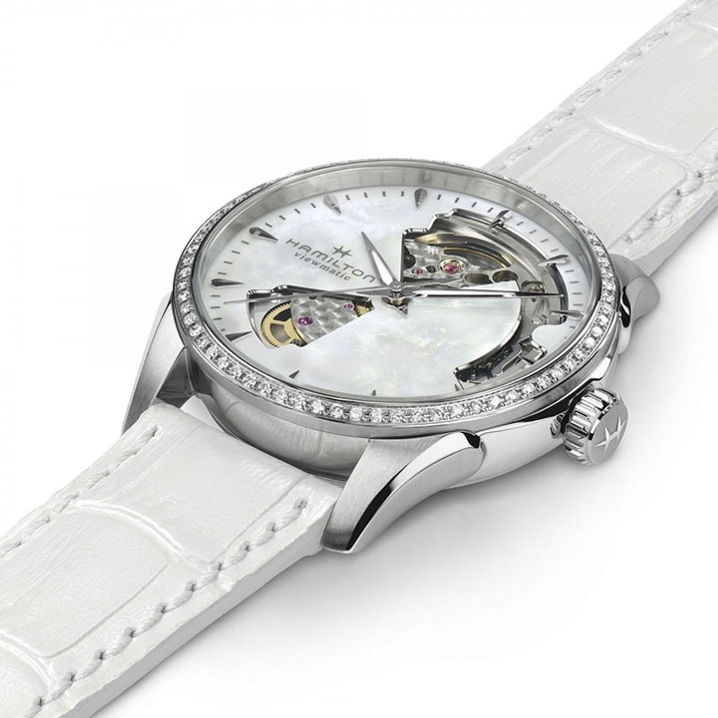 Hamilton Jazzmaster Lady H32205890 (2022) - Parelmoer wijzerplaat 36mm Staal (1/1)