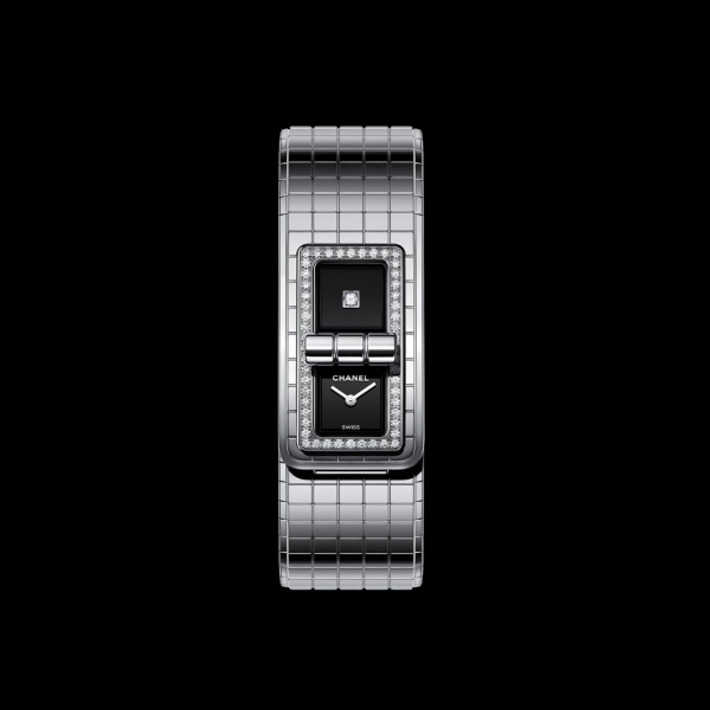 Chanel Code Coco H5145 (2022) - Zwart wijzerplaat 22mm Staal (1/1)