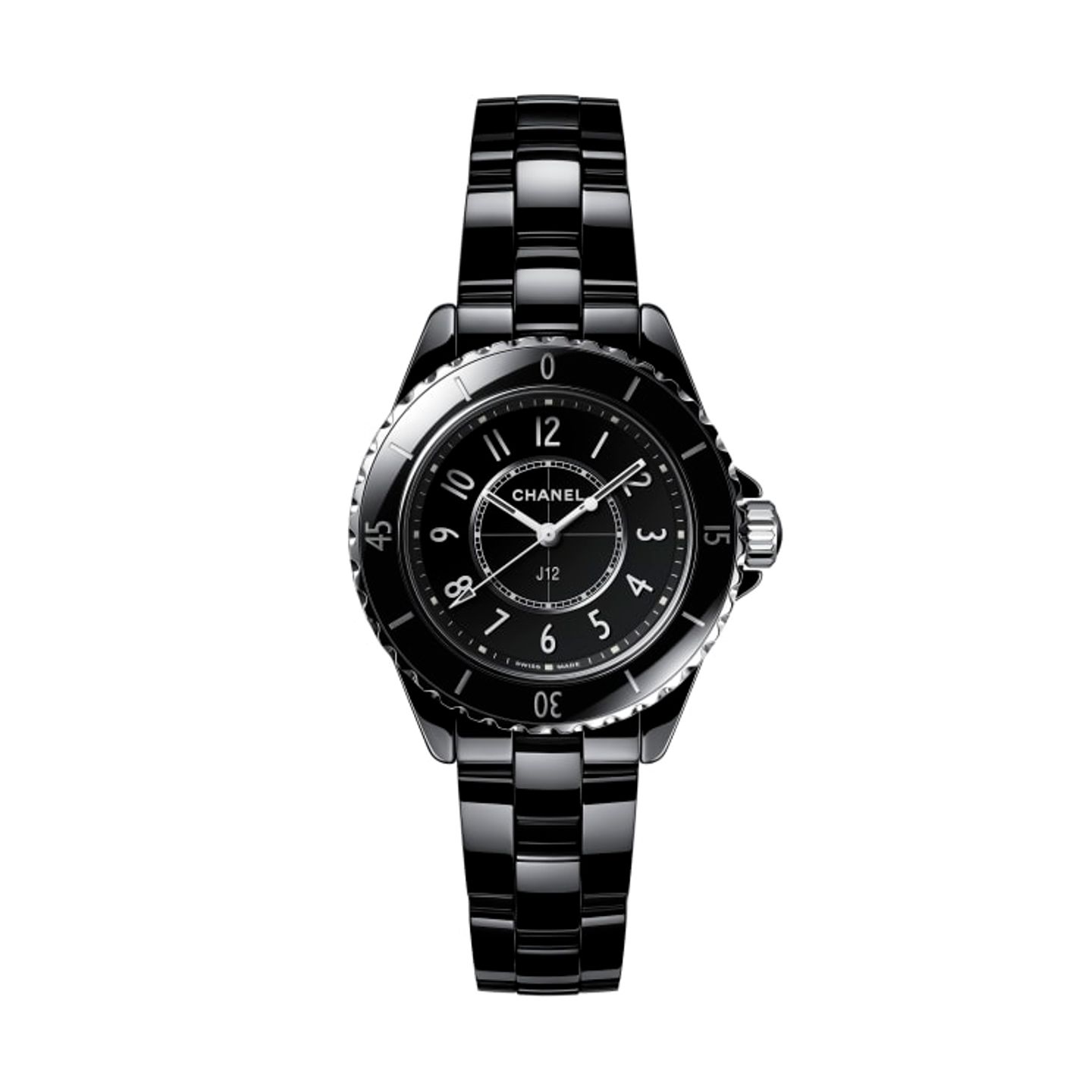 Chanel J12 H5695 (2022) - Black dial 33 mm Ceramic case (1/1)