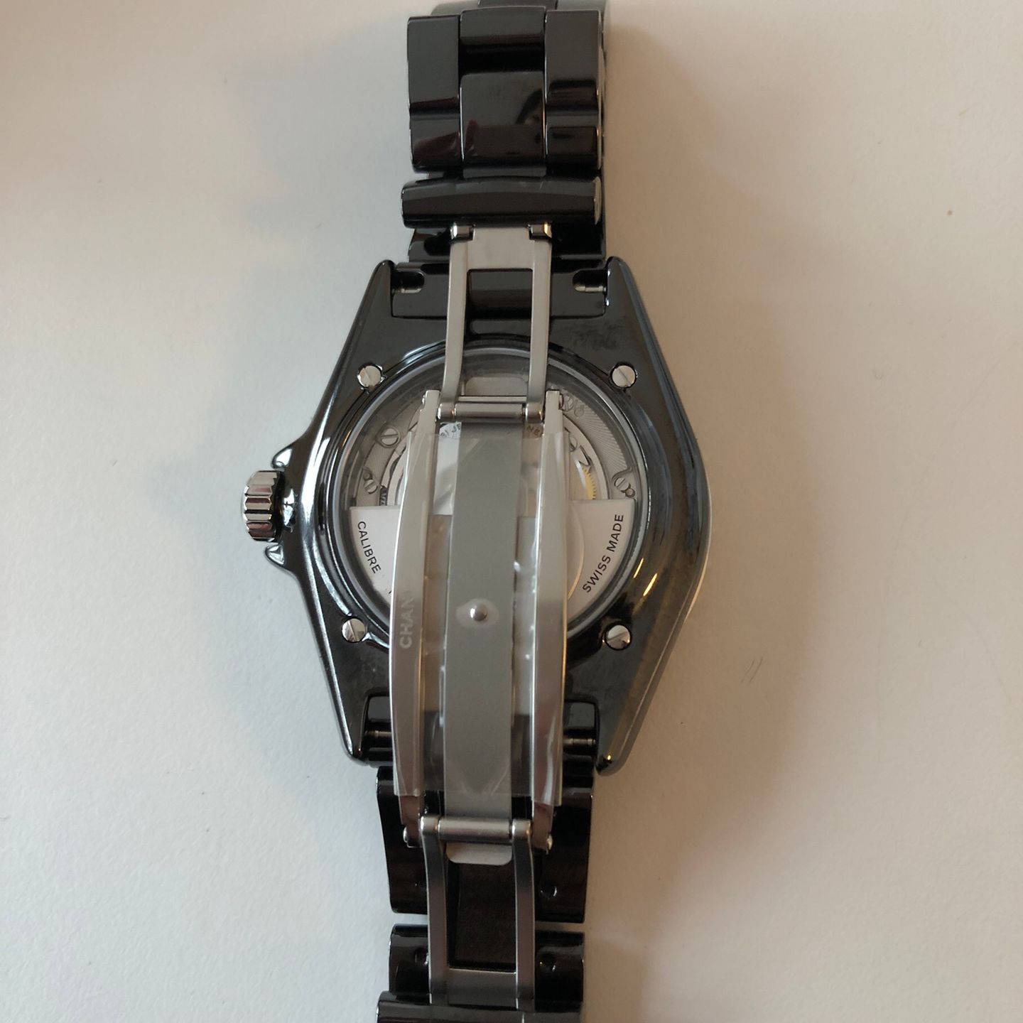 Chanel J12 H5697 (Unknown (random serial)) - Black dial 38 mm Ceramic case (6/6)
