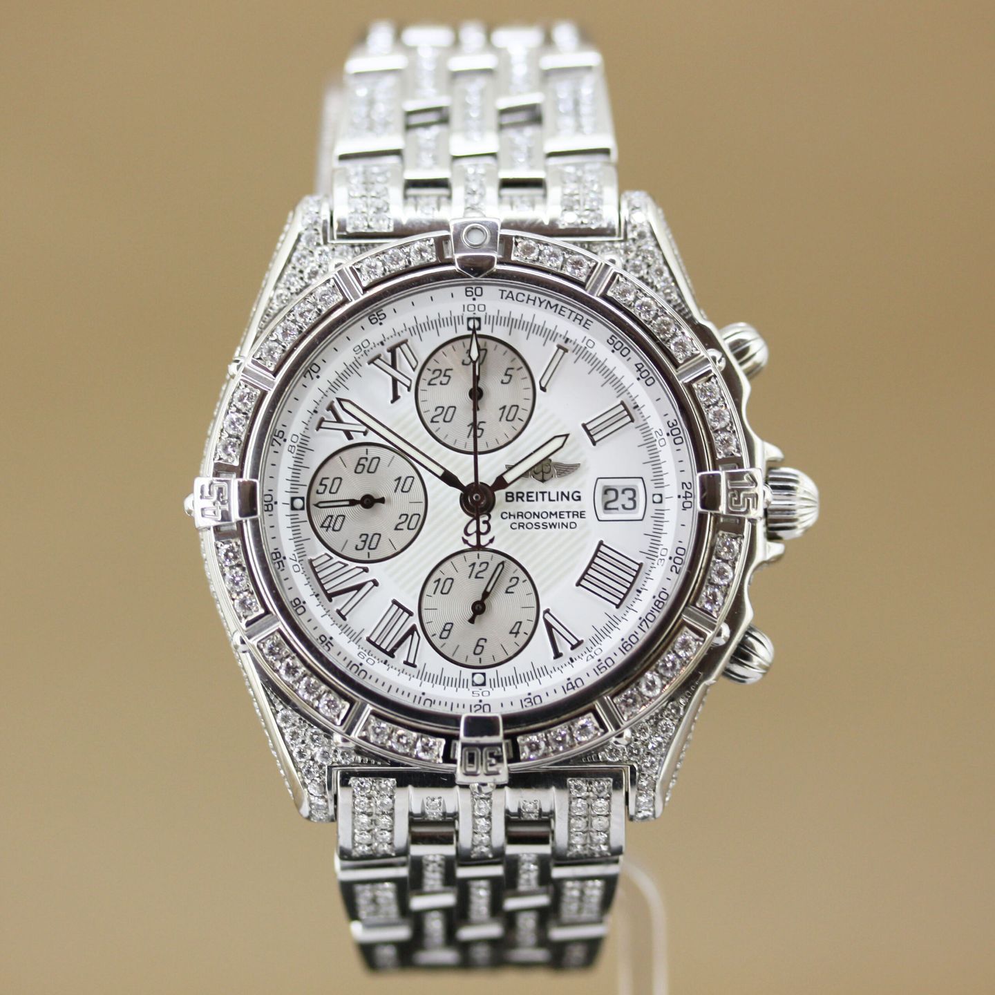Breitling Crosswind Racing A13355 (2003) - White dial 43 mm Steel case (1/5)