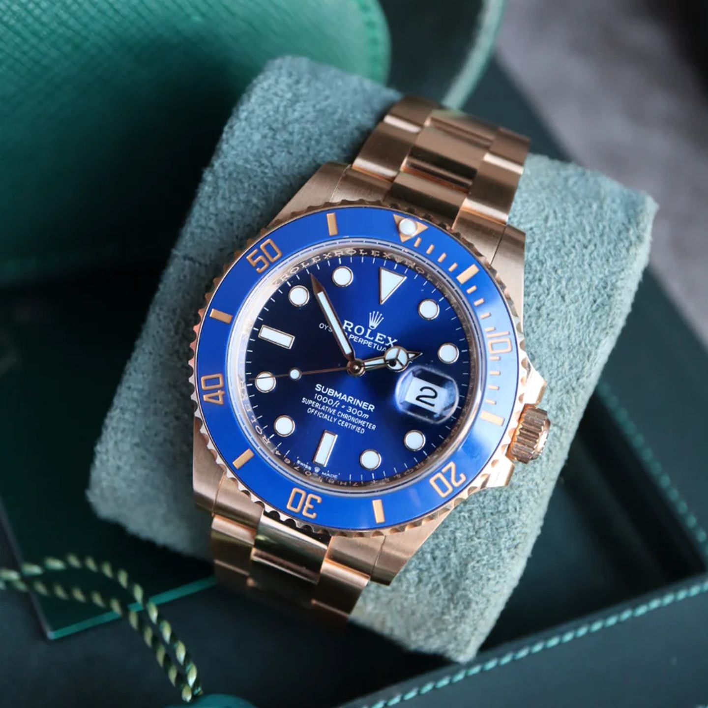 Rolex Submariner Date 126618LB (2023) - Blue dial 41 mm Yellow Gold case (5/5)