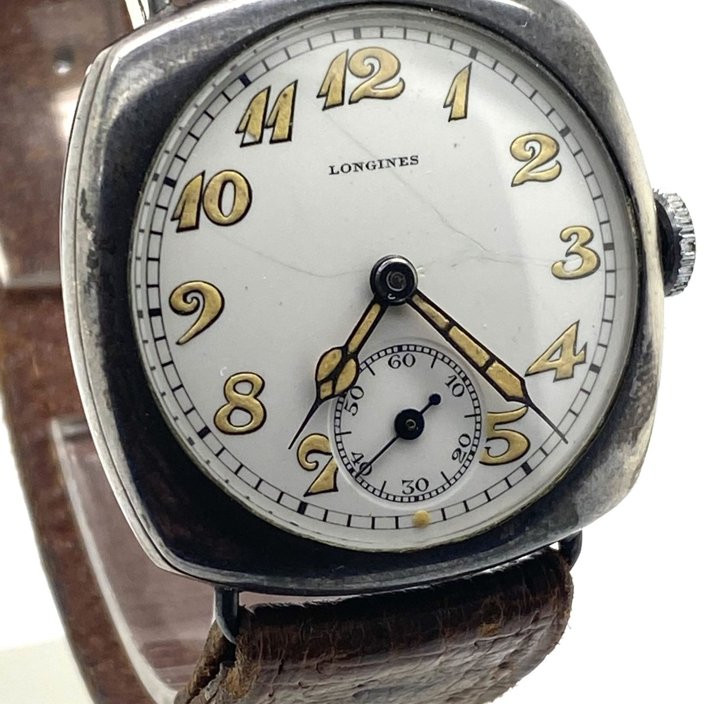Longines Vintage unknown (Unknown (random serial)) - White dial 32 mm Silver case (2/8)