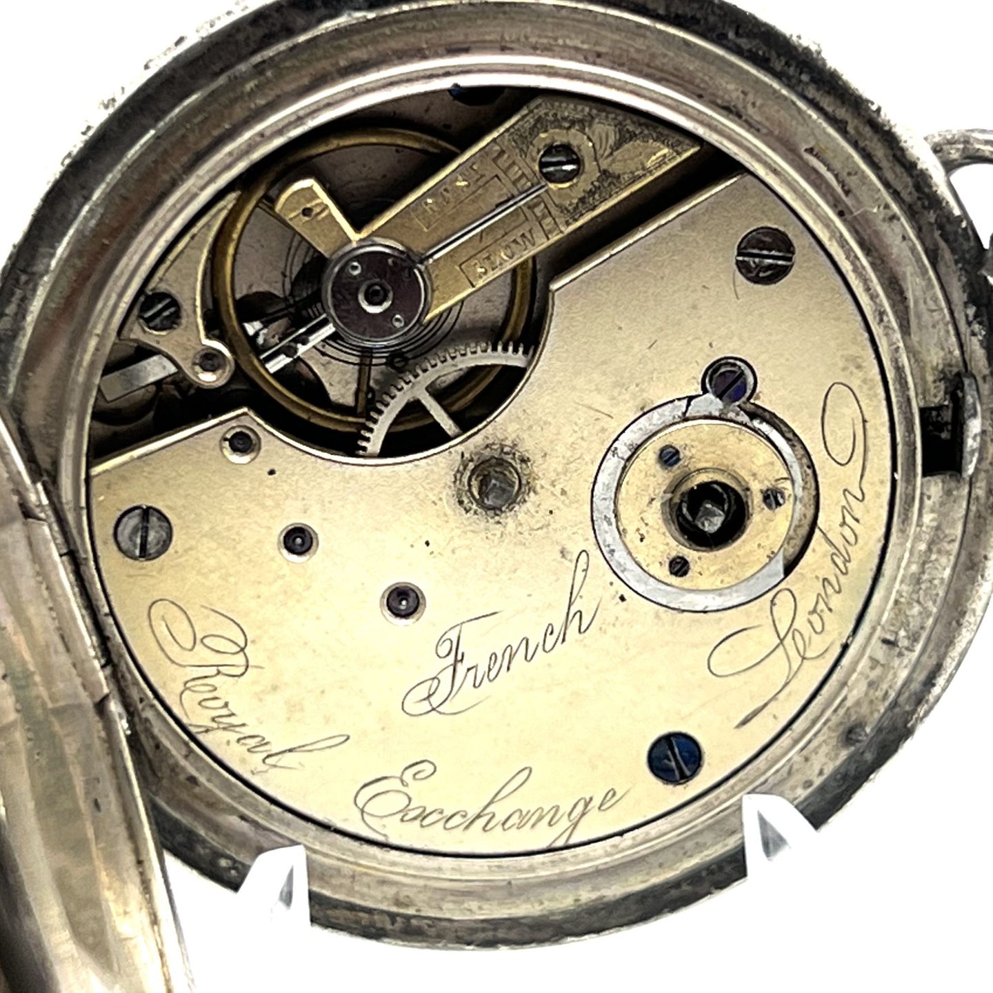 Longines Pocket watch unknown (Unknown (random serial)) - White dial 54 mm Silver case (2/6)